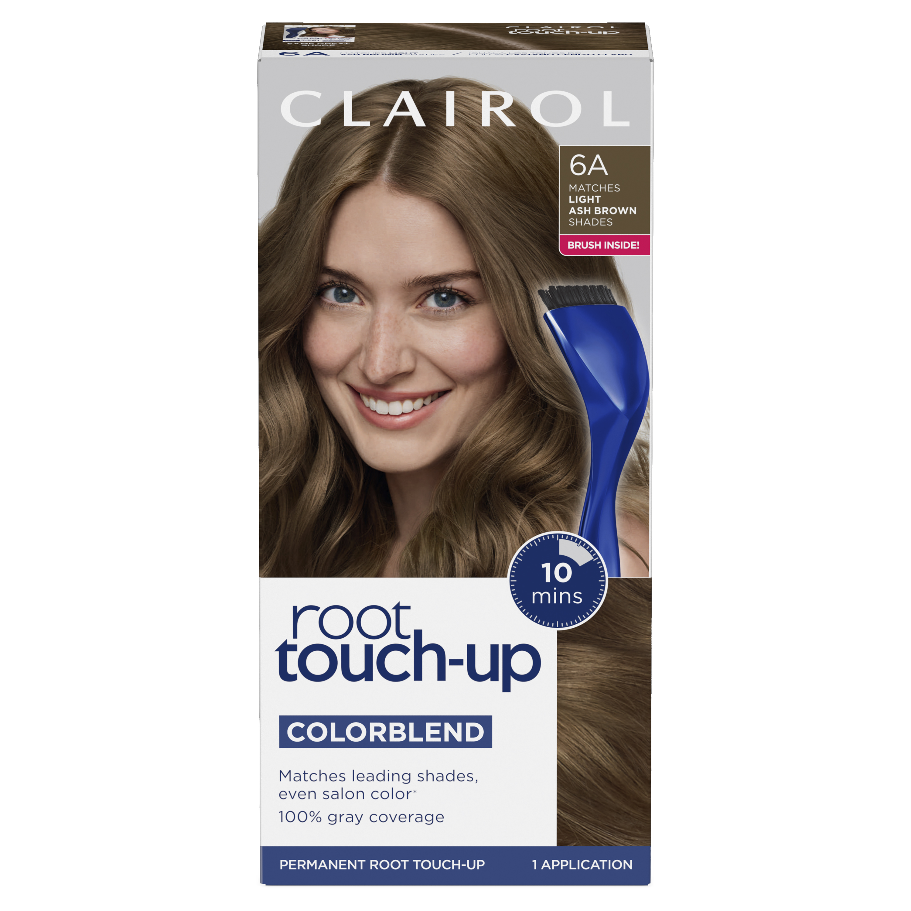 Clairol Permanent Root Touch-Up, 6A Light Ash Brown, 1 kit