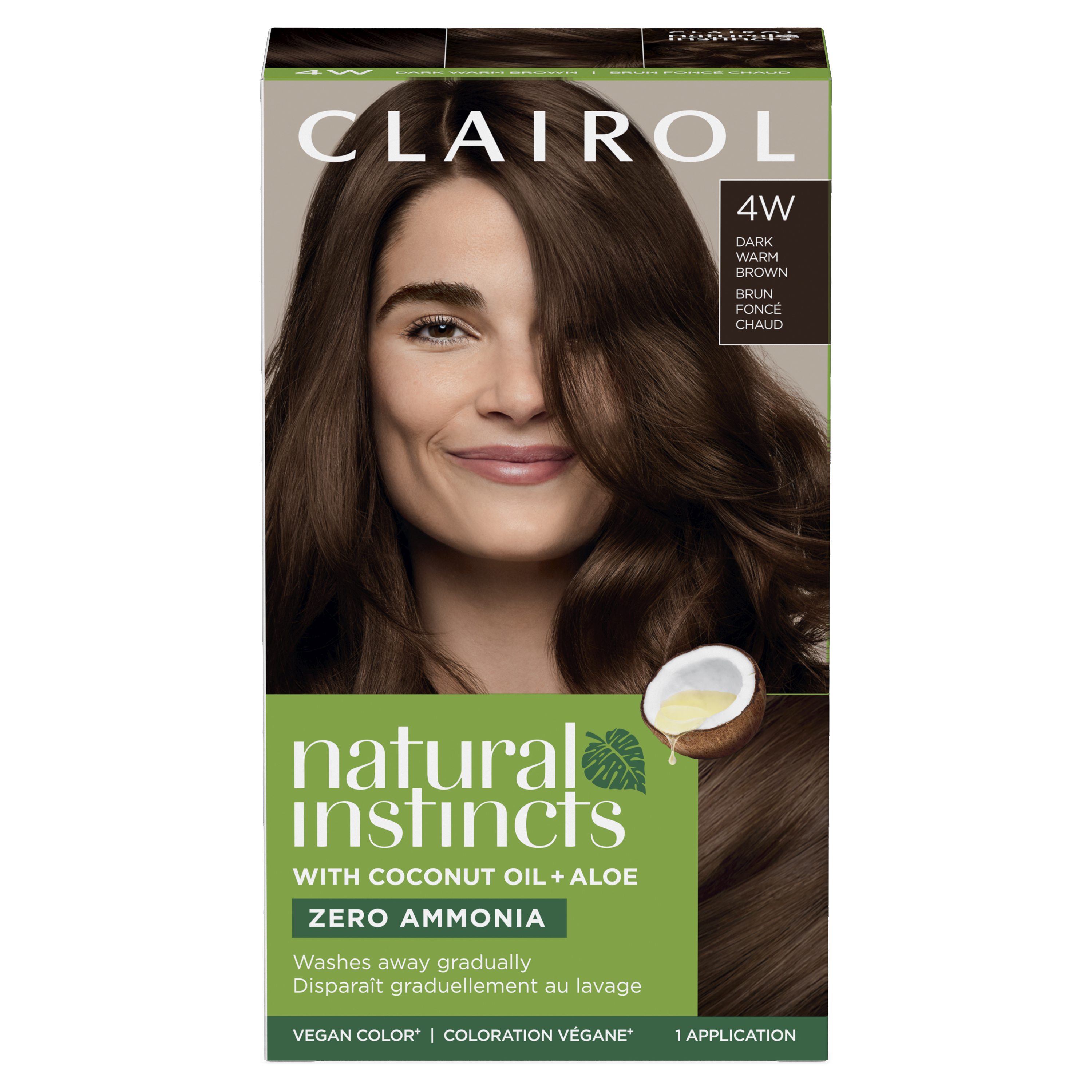 Natural Instincts Vegan Hair Dye, 4W Dark Warm Brown | Clairol US