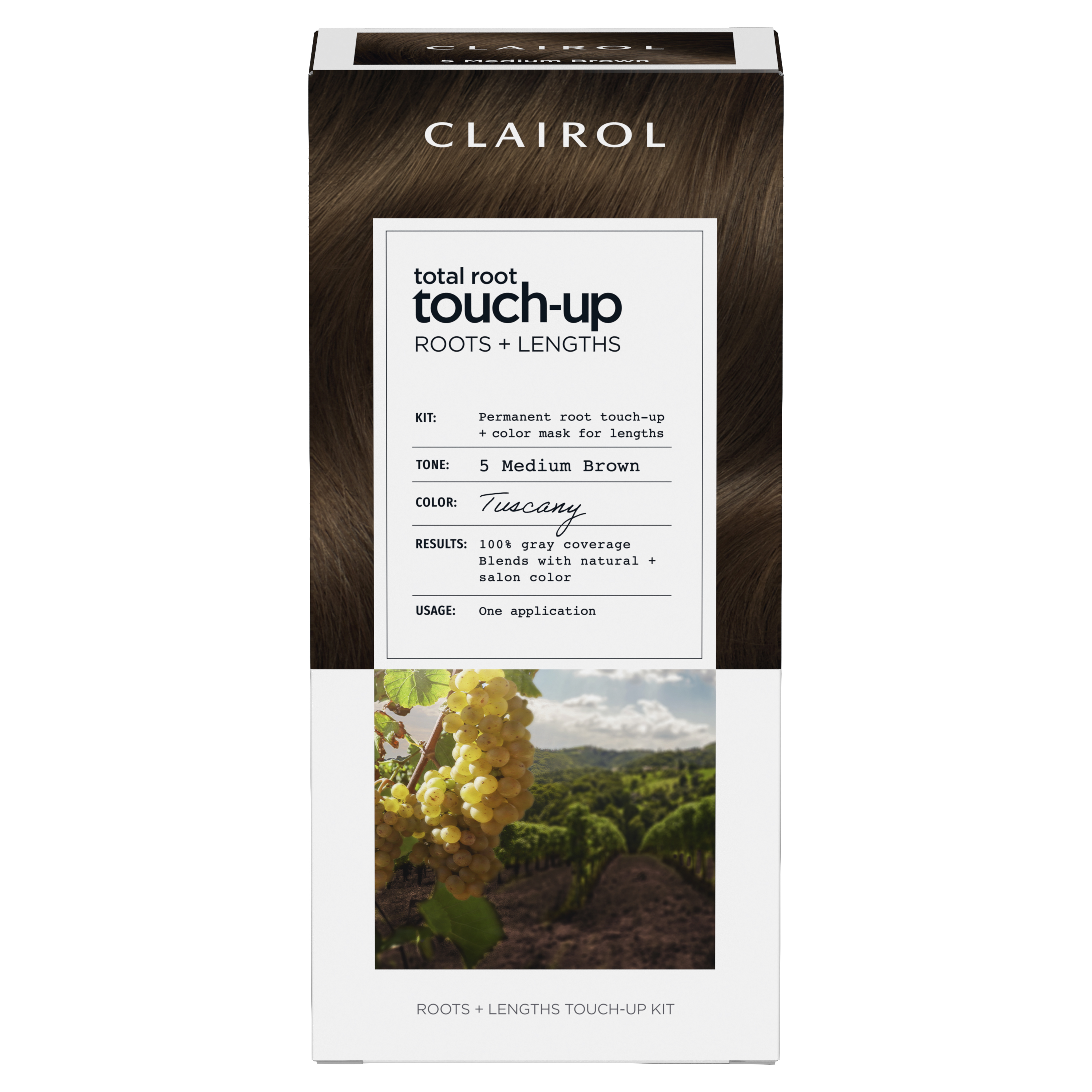 Total Root Touch Up,5 Medium Brown - Tuscany | Clairol US