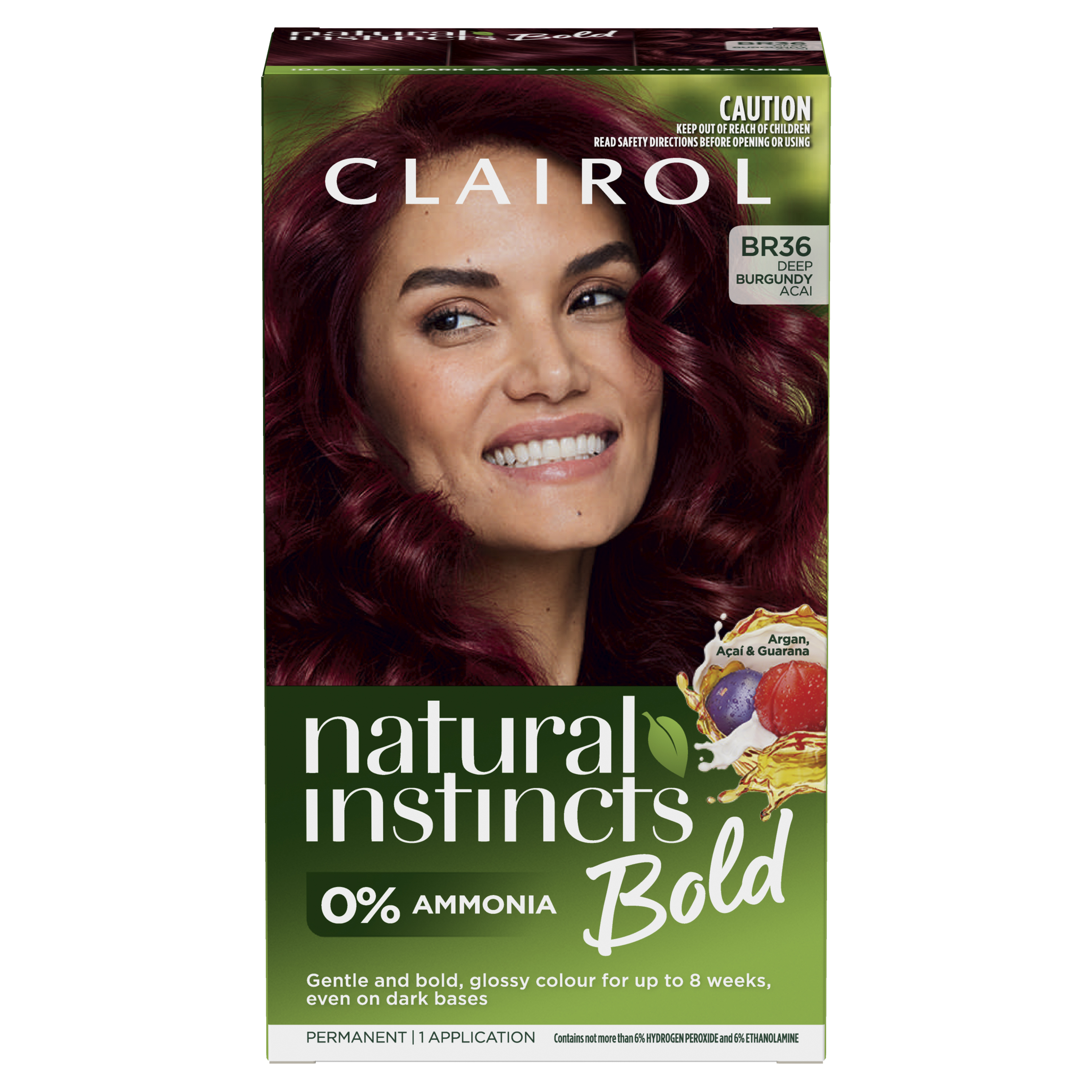 Clairol Natural Instincts Bold Permanent Hair Dye, BL28 Blue Black