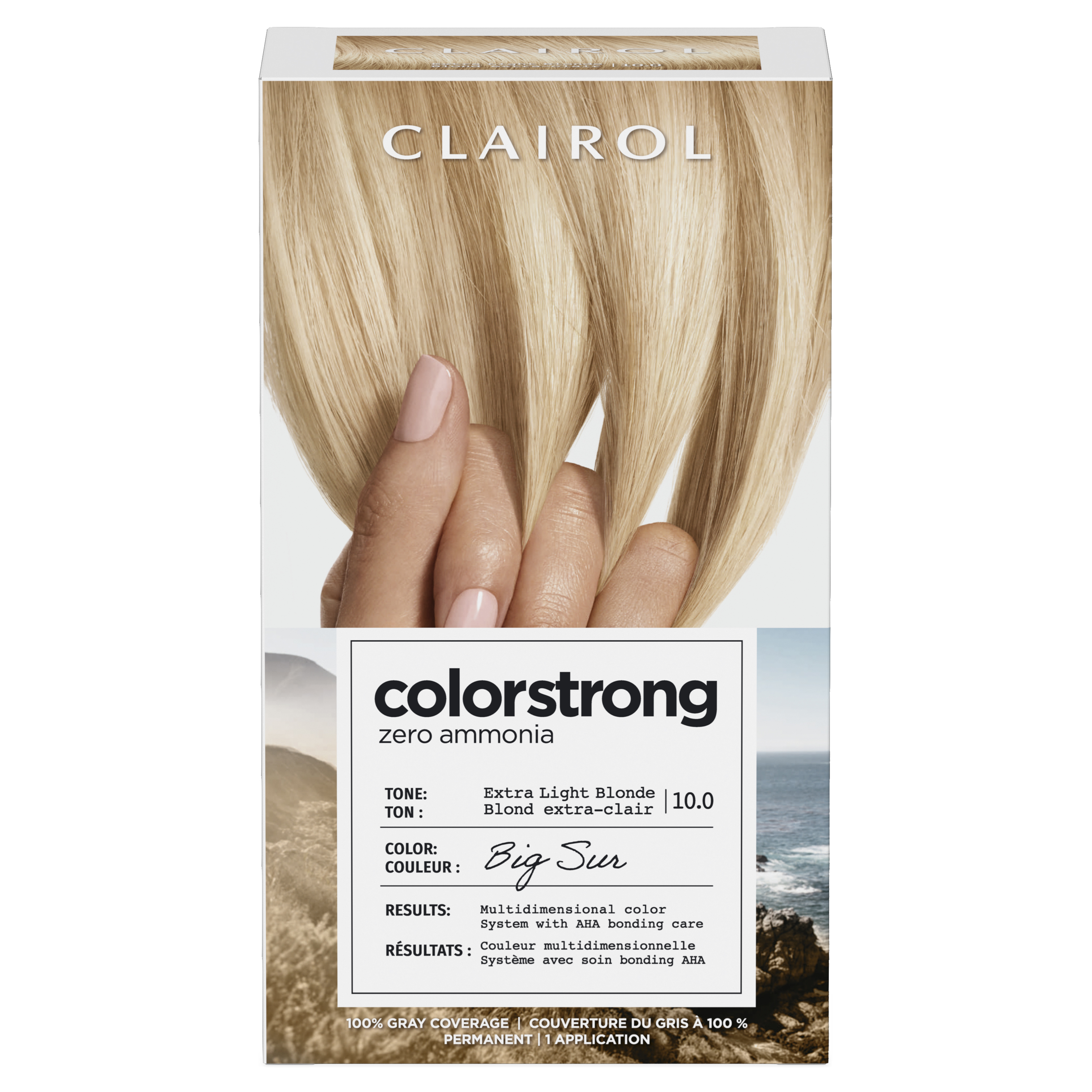 ColorStrong Zero Ammonia Hair Dye, 10.0 Extra Light Blonde