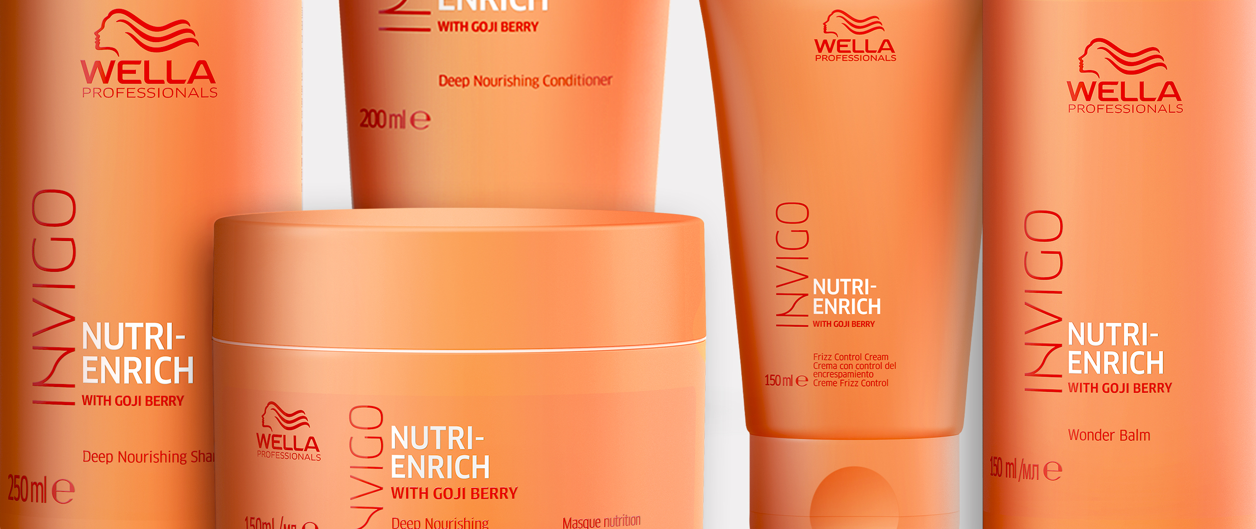 Wella Professionals Nutri Enrich Intensiv-Maske Mit Goji-Beeren – 3x30 Ml, Feuchtigkeitsspendende Haarpflege