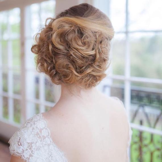 navy blue dress for baby girl Wedding Hairstyles for Every Bridal Look
