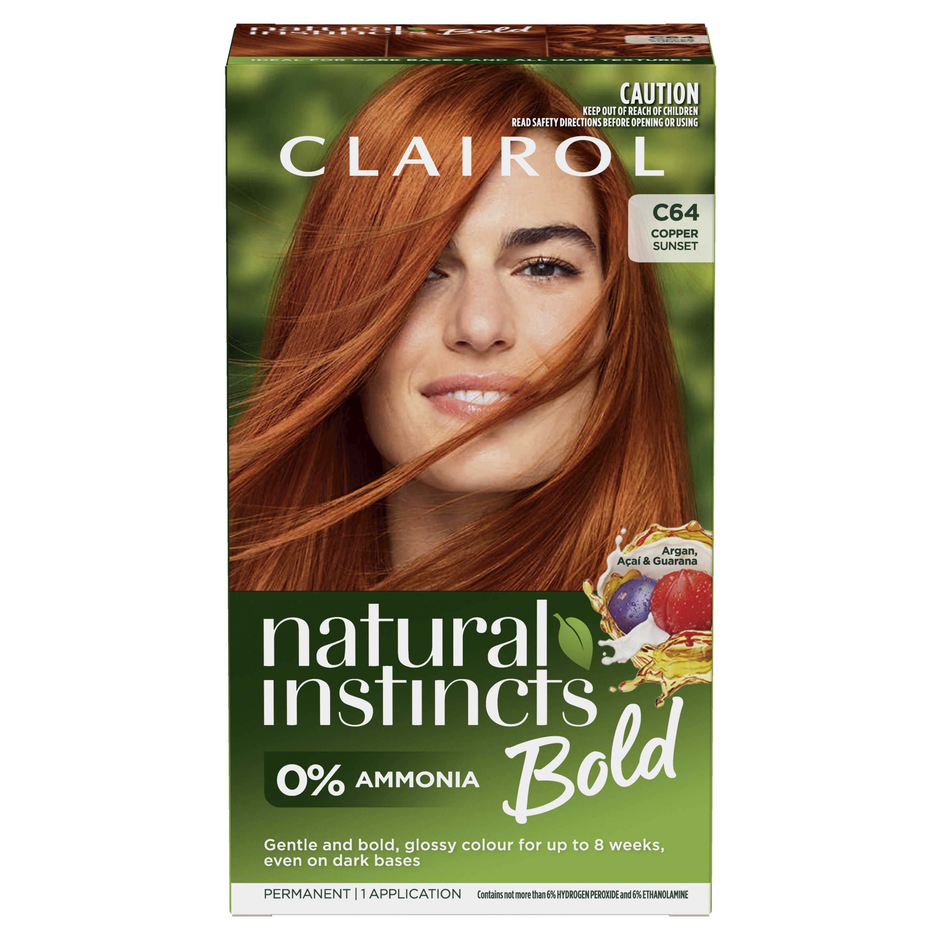 Clairol Natural Instincts Bold Permanent Hair Dye, BL28 Blue Black