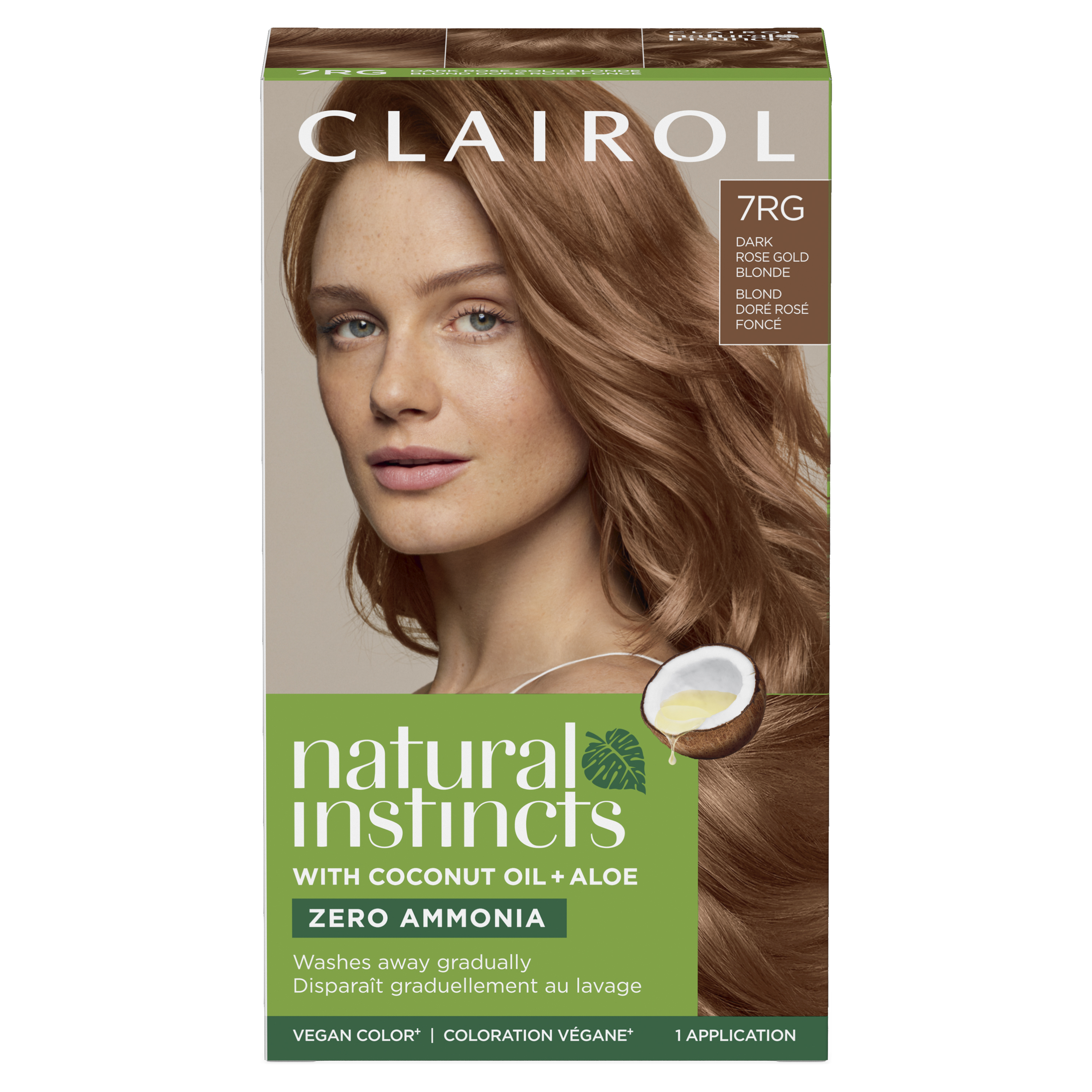Natural Instincts Vegan Hair Dye 7RG Dark Rose Gold Blonde