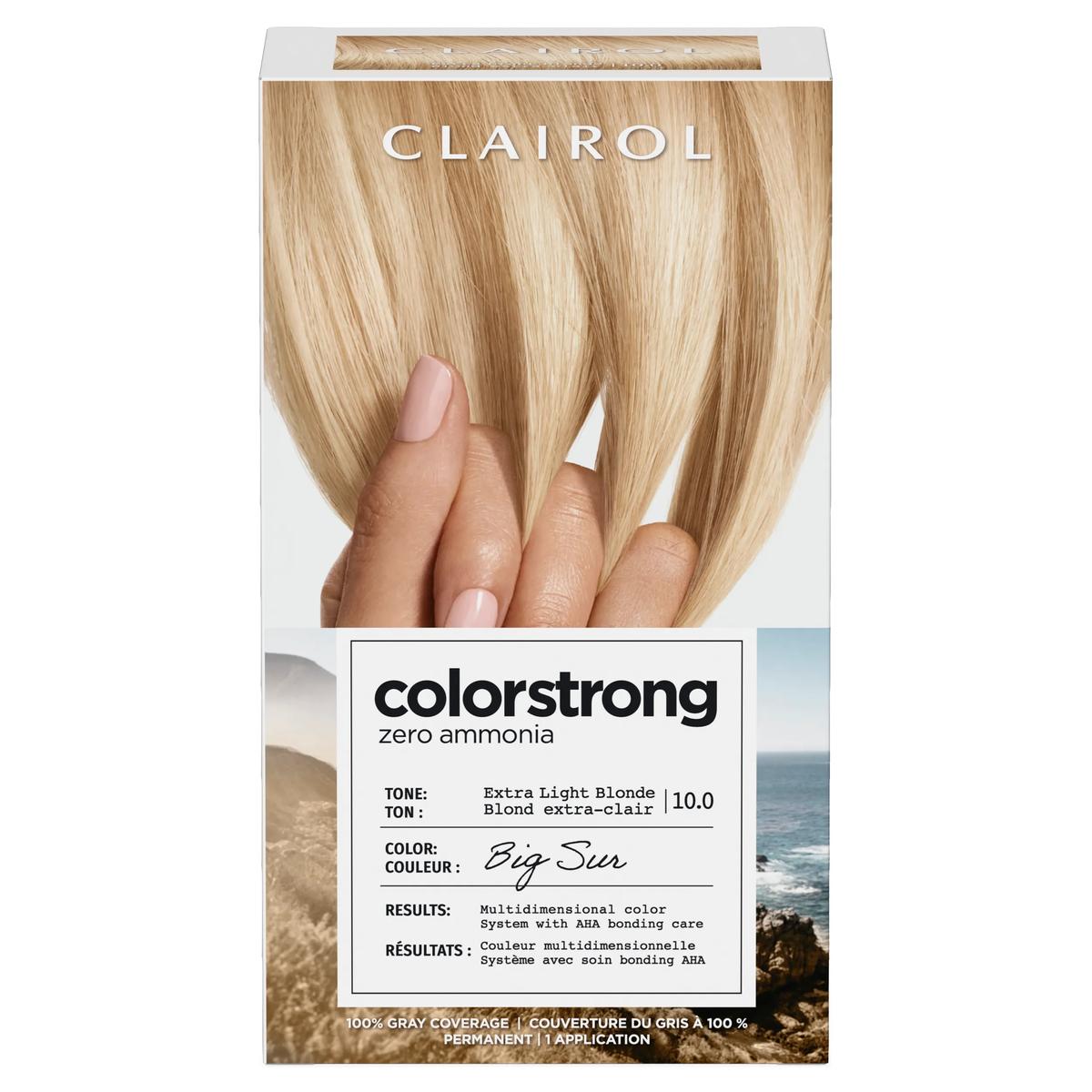 ColorStrong Zero Ammonia Hair Dye, 10.0 Extra Light Blonde | Clairol US