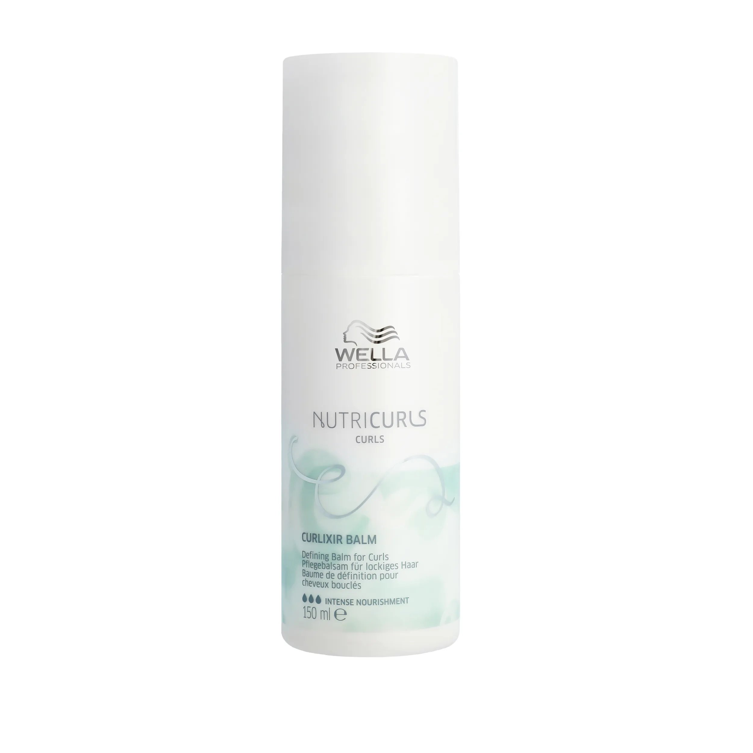 White bottle of Wella Professionals NutriCurls Curlixir Balm.