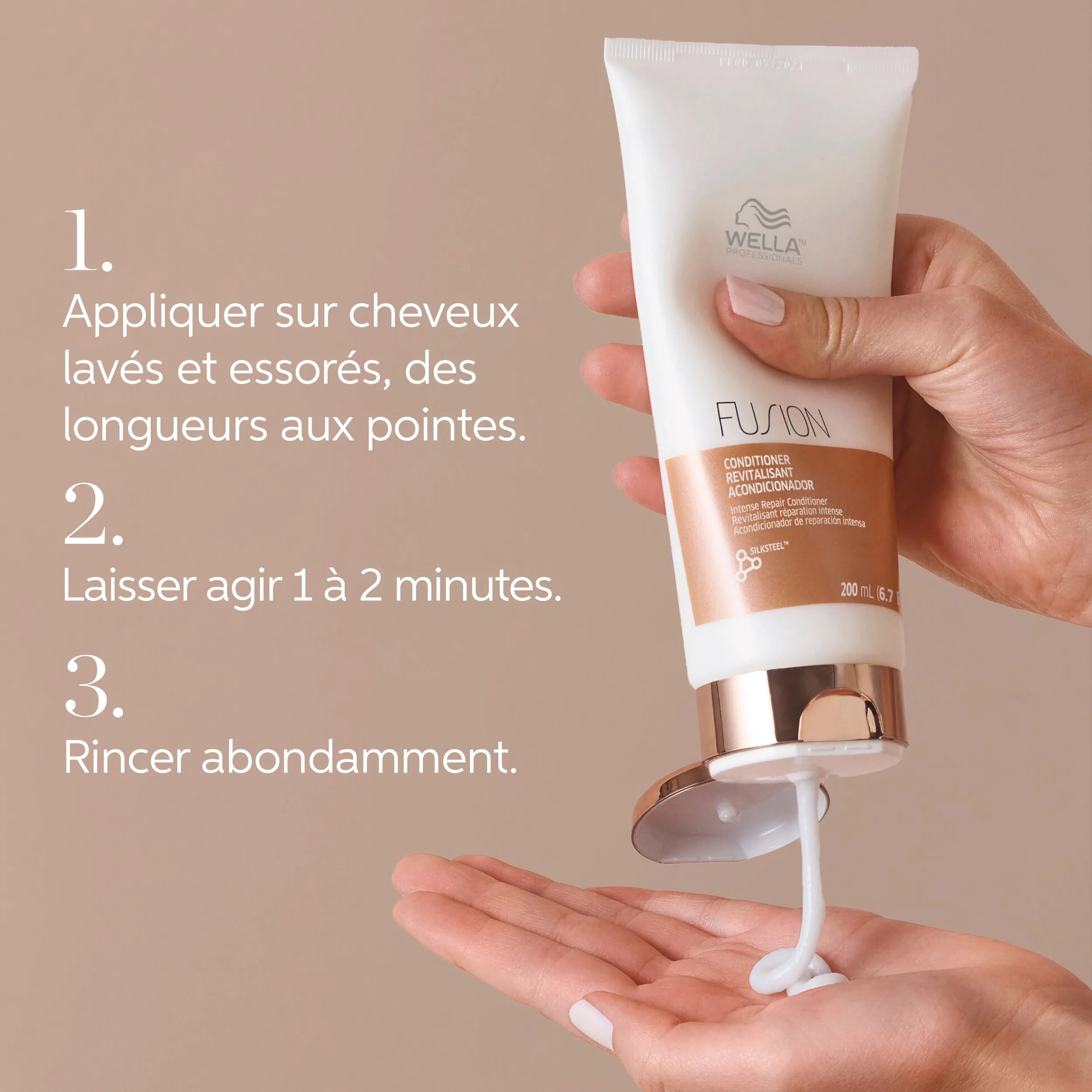Fusion Après Shampoing steps
