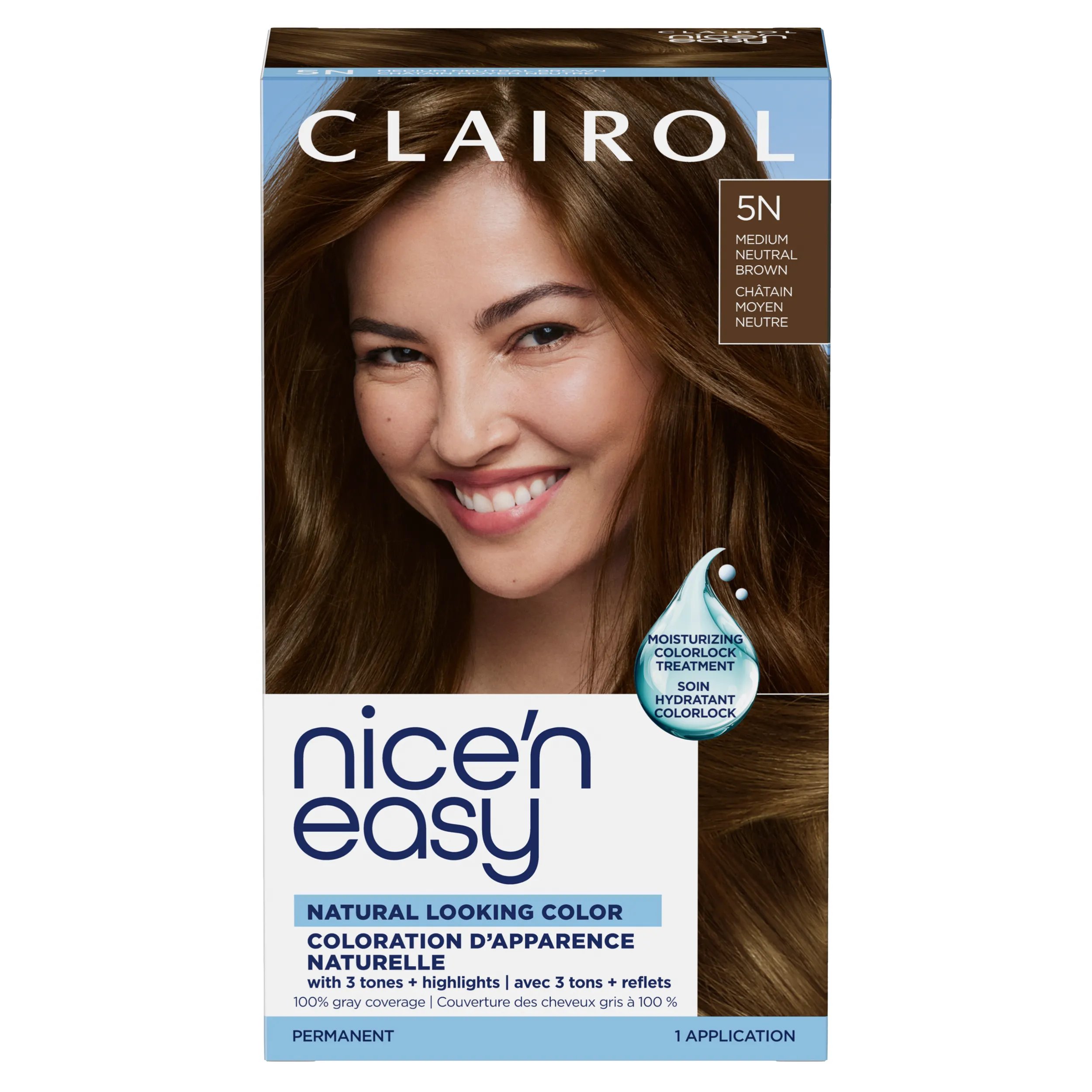 Clairol_NiceNEasy_5N Medium Neutral Brown