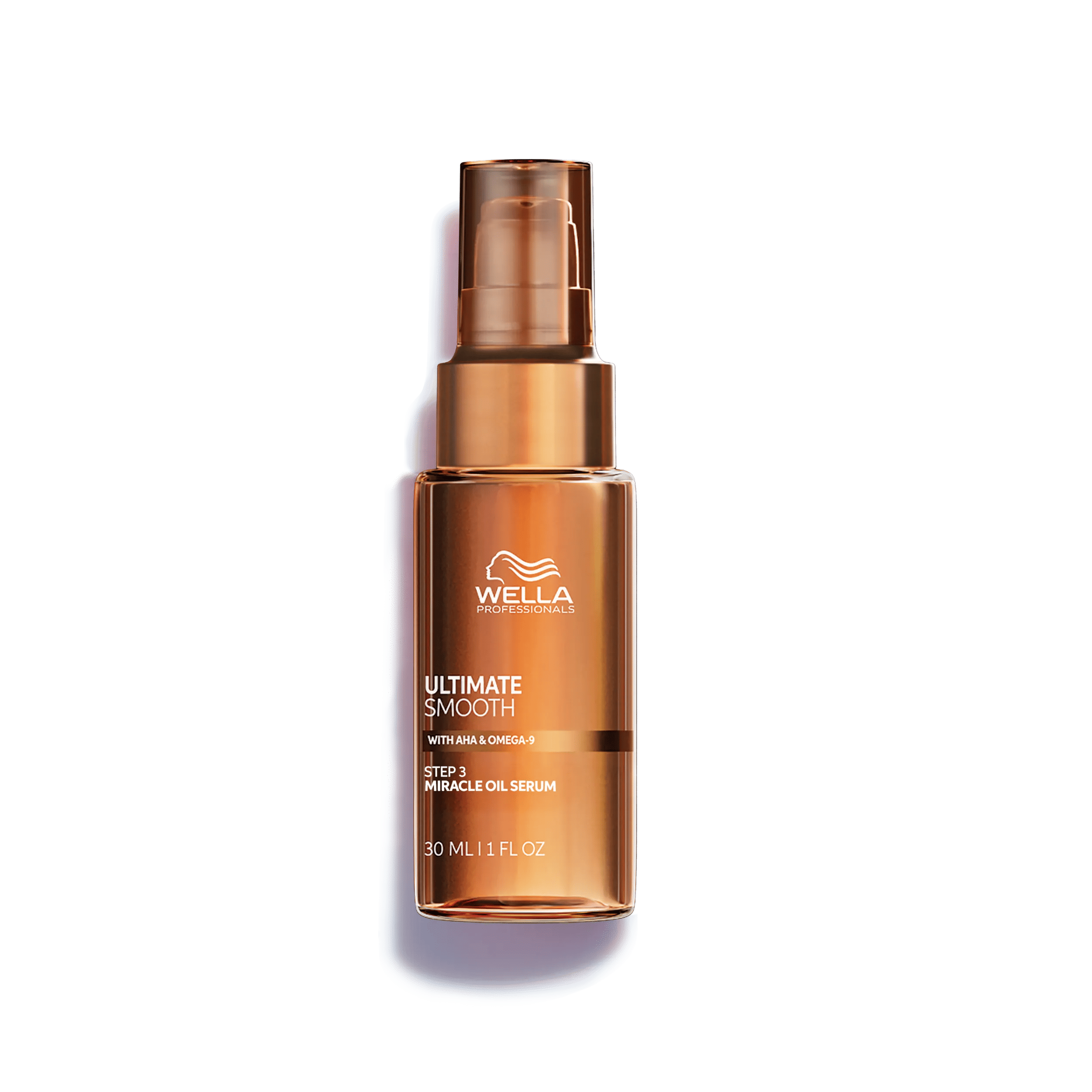 Packshot du sérum à l'huile miracle Ultimate Smooth de Wella Professionals.