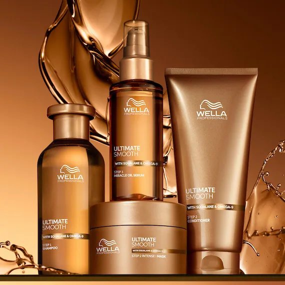 Ultimate Smooth Regimen with gold background