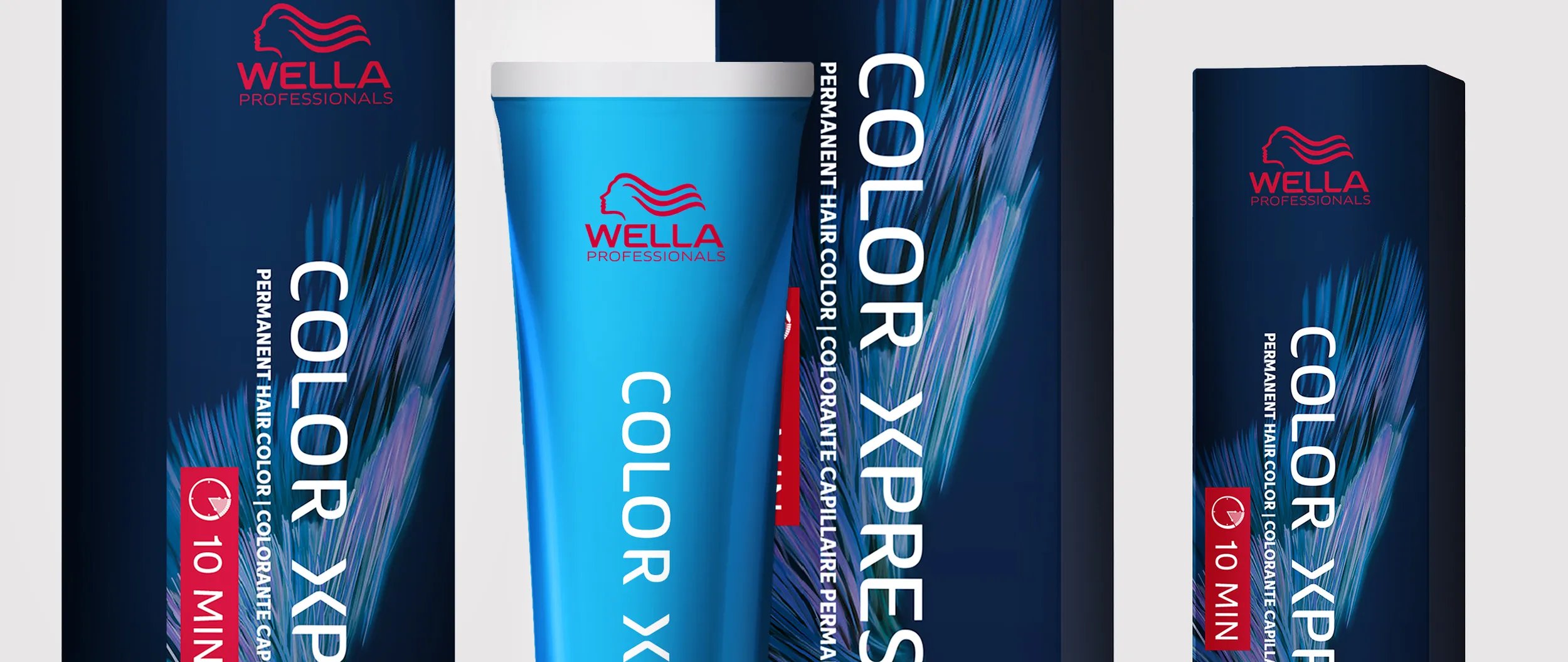 Wella Color Xpress hair colour product shot.