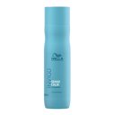Pack shot of Invigo Senso Calm Sensitive Shampoo blue bottle with EIMI logo.