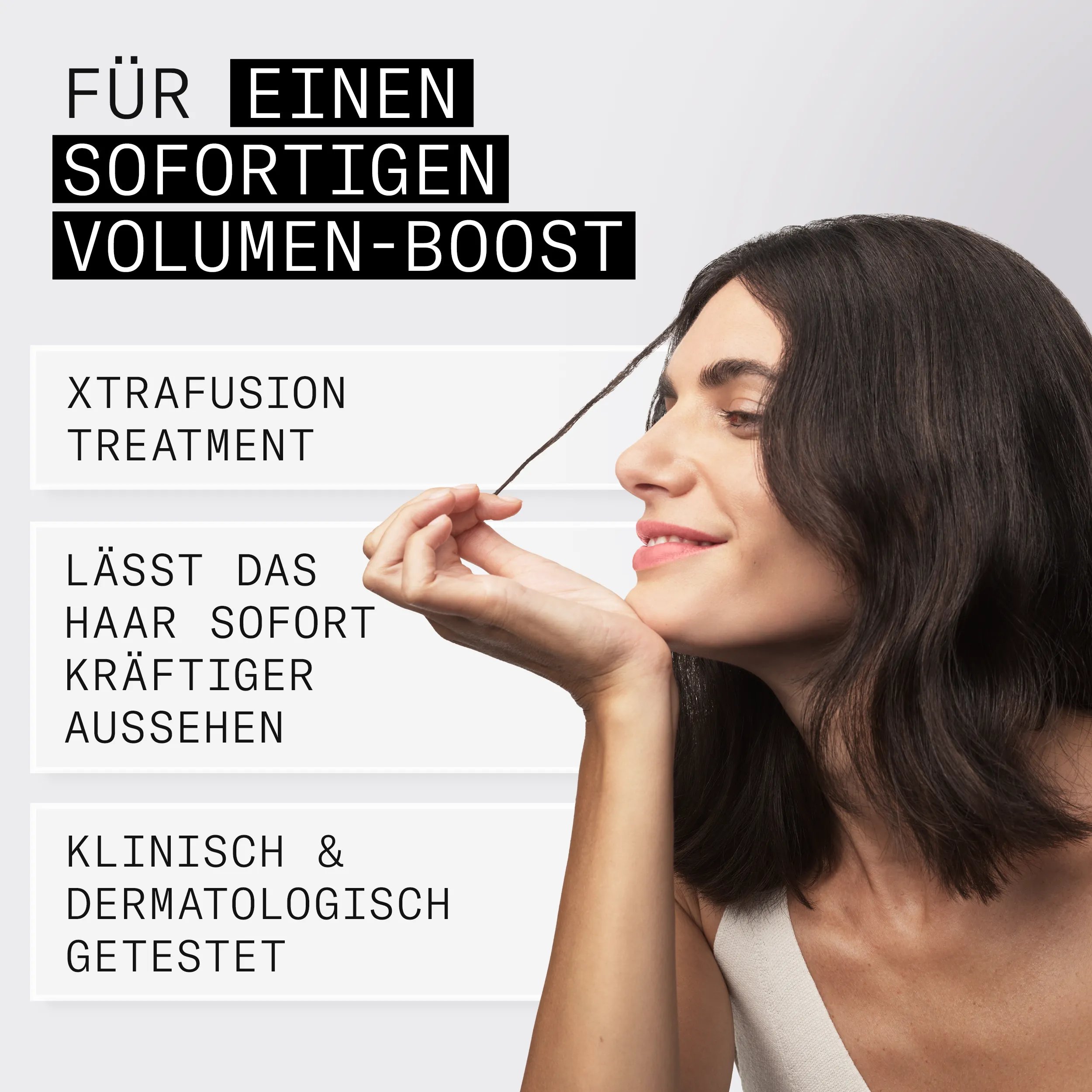 für einen sofortigen volumen-boost