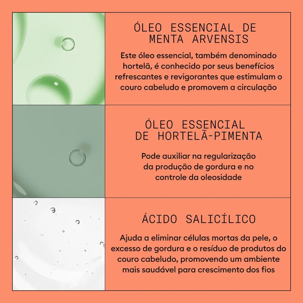 Infográfico dos ativos do Shampoo do Sistema 4 de Nioxin