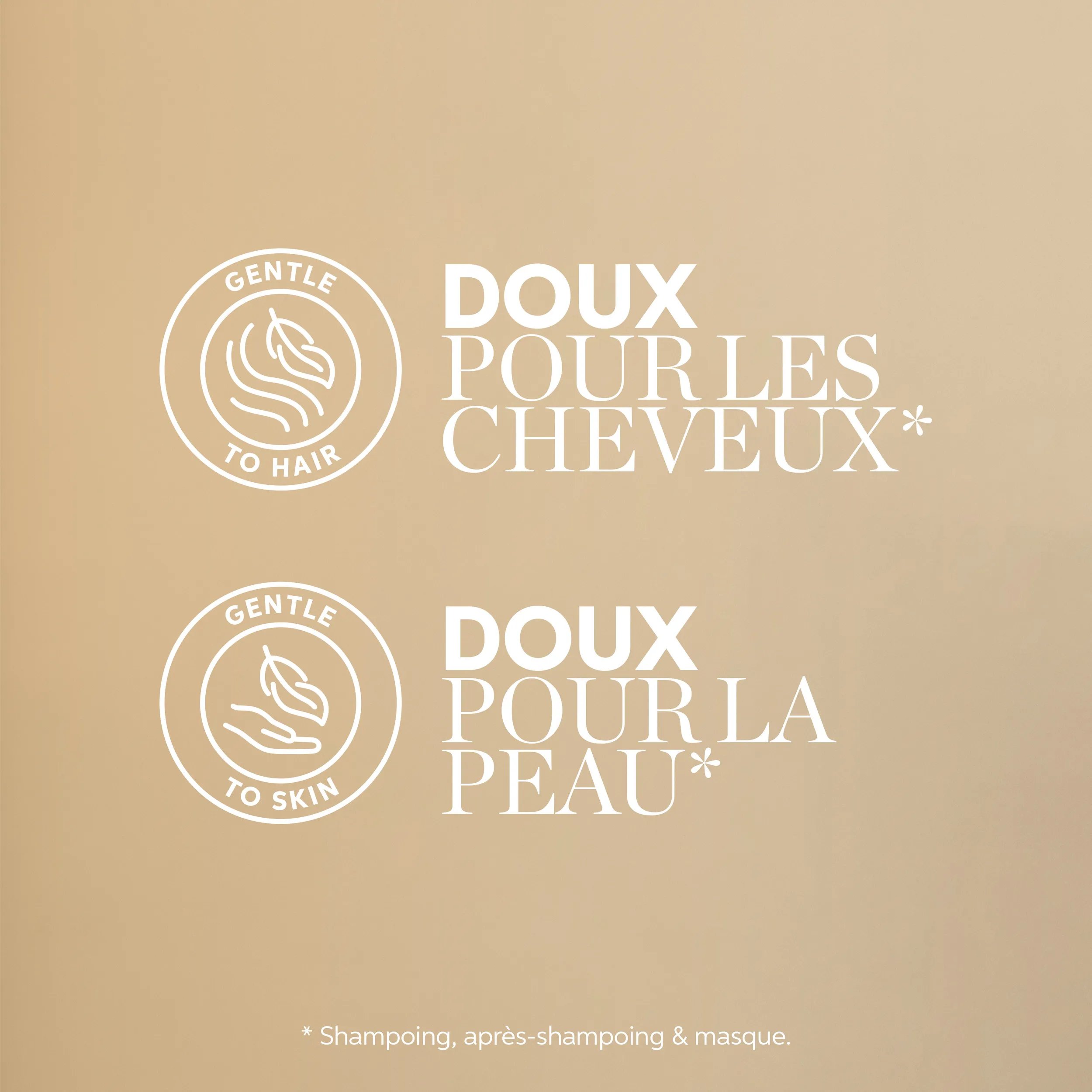 Oil Reflections doux pour les cheveux, doux pour la peau