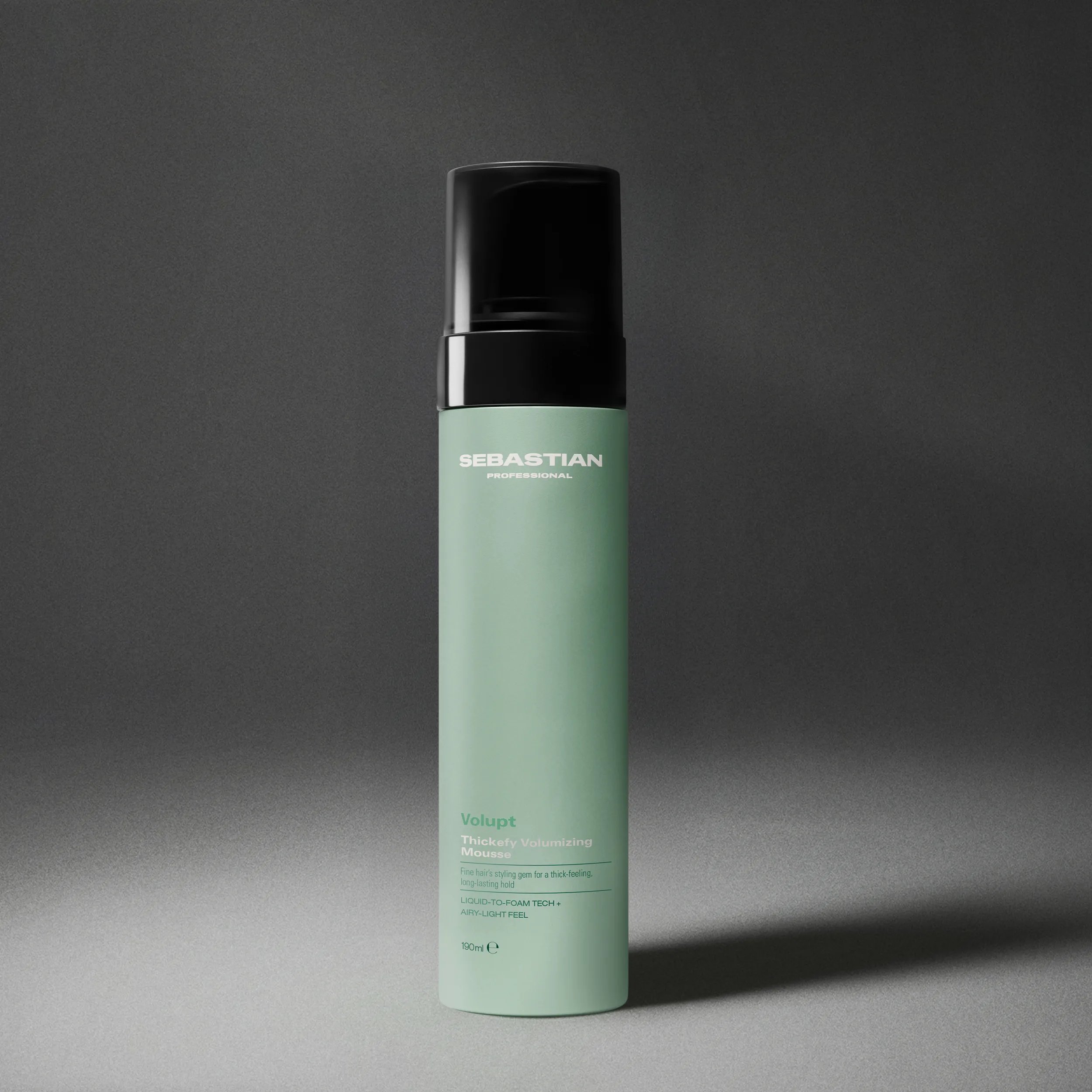 Product packshot of Sebastian Professional Volupt mousse. 