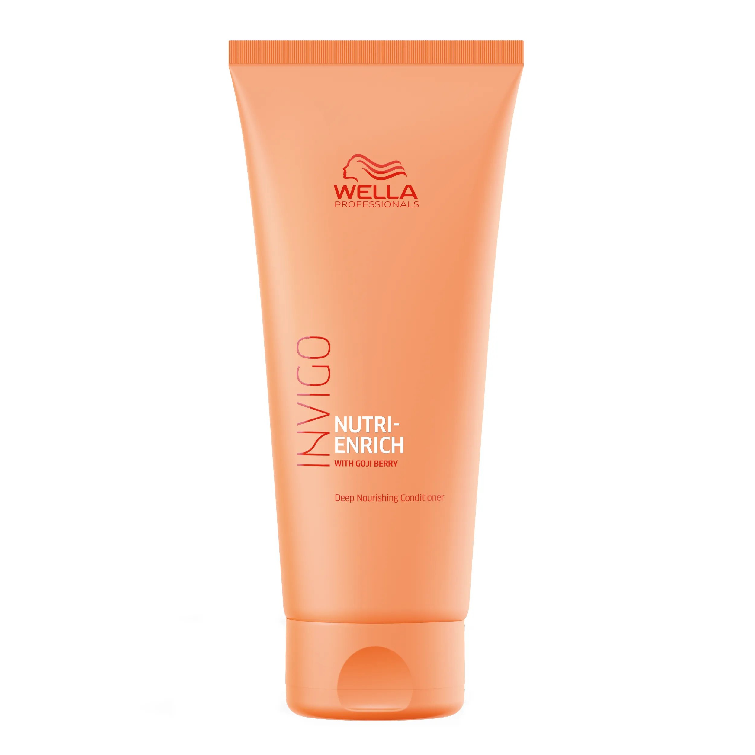 Image of an orange tube of Wella Professionals Invigo Nutri-Enrich Deep Nourishing Conditioner.