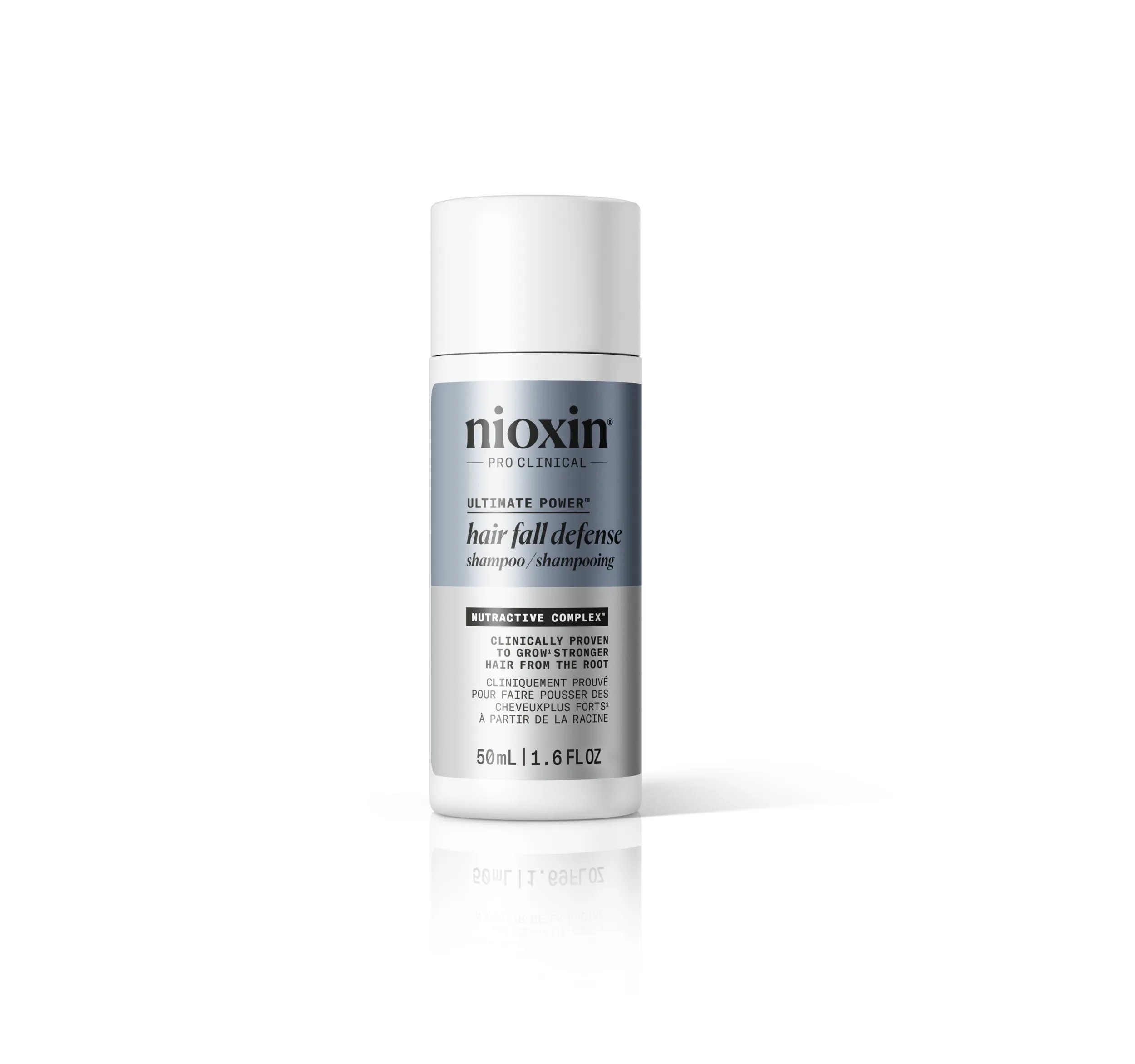 hair fall defense shampoo bottle