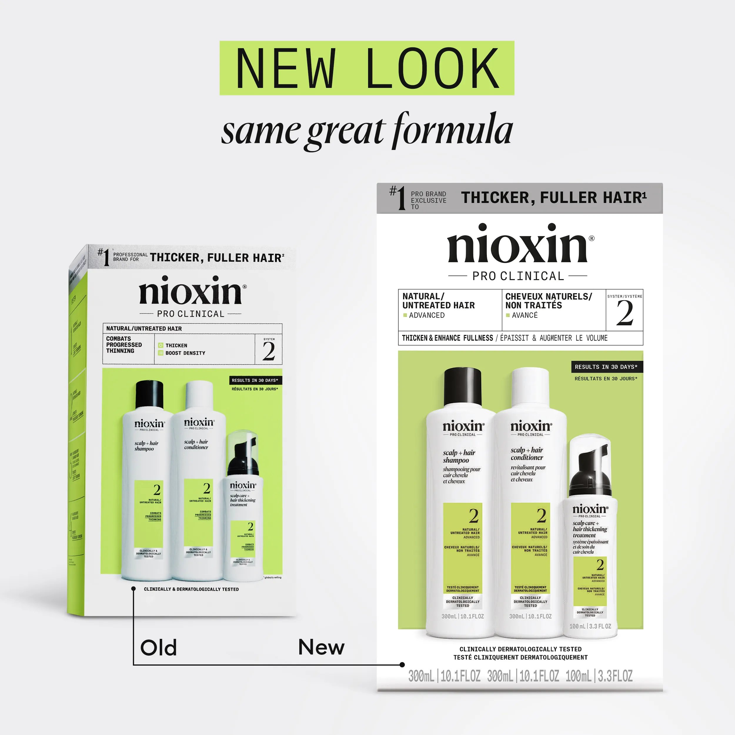 system kit 2 new look same great formula
