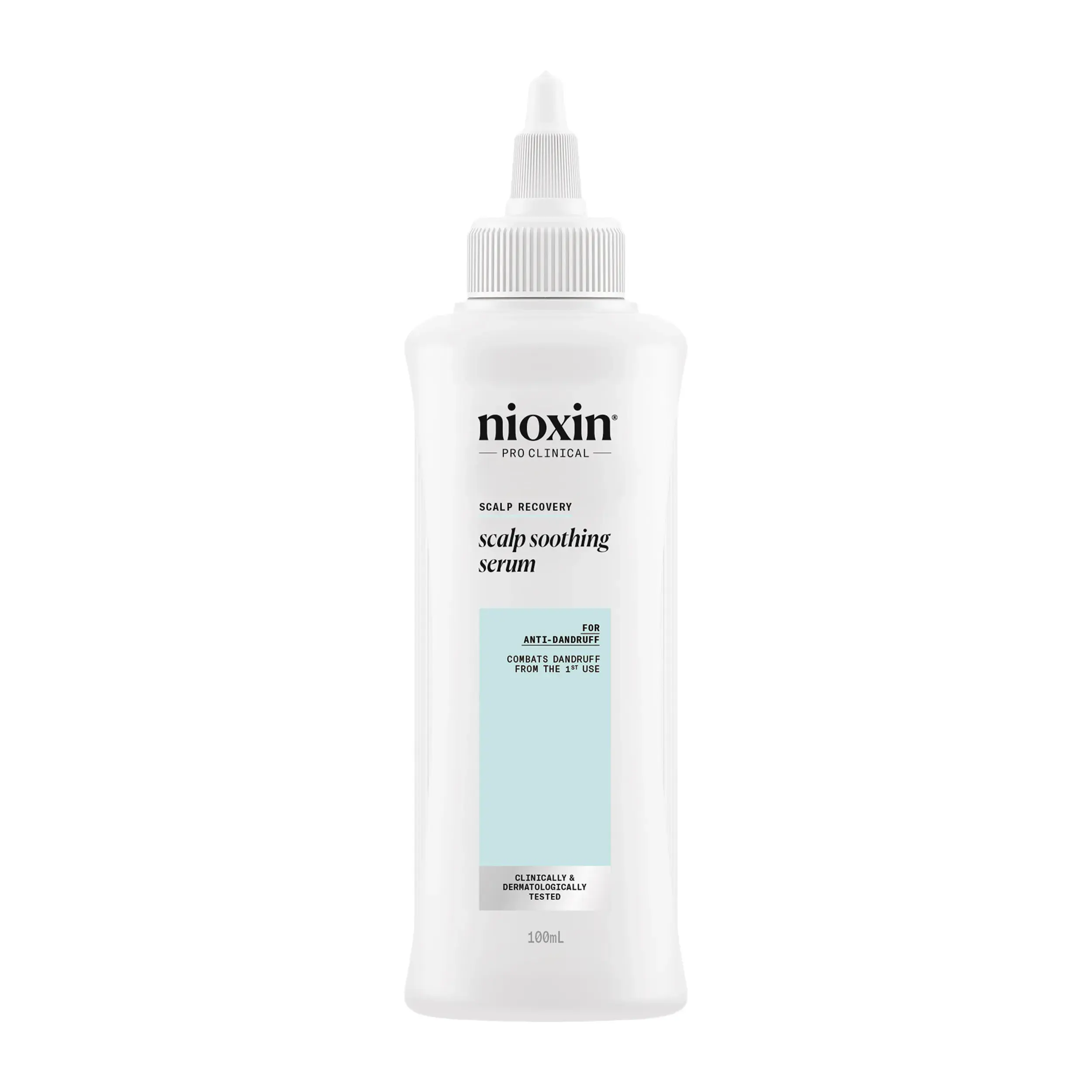Nioxin Scalp Soothing Serum bottle against white background