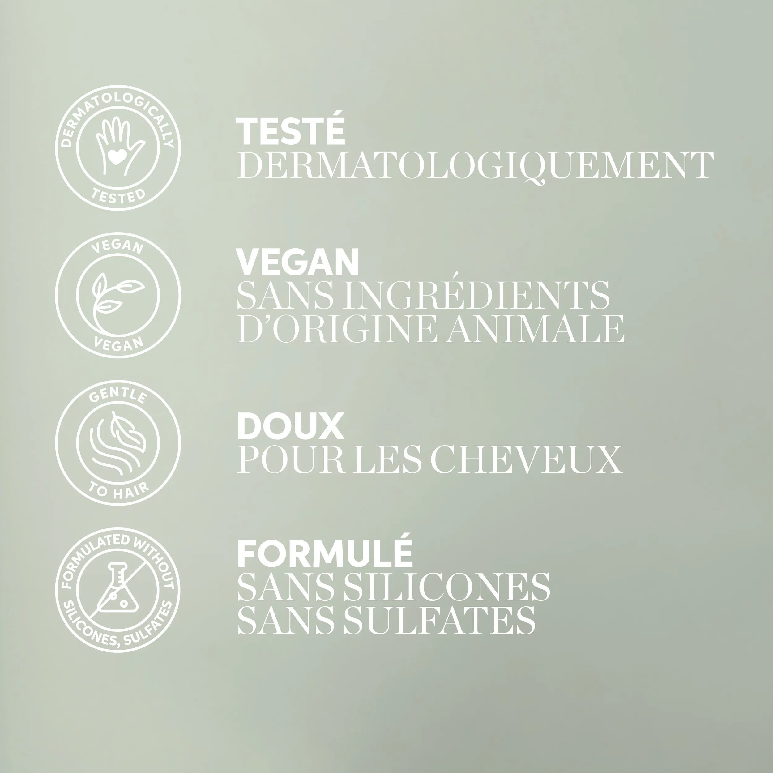 Texte détaillant les points forts de la formulation