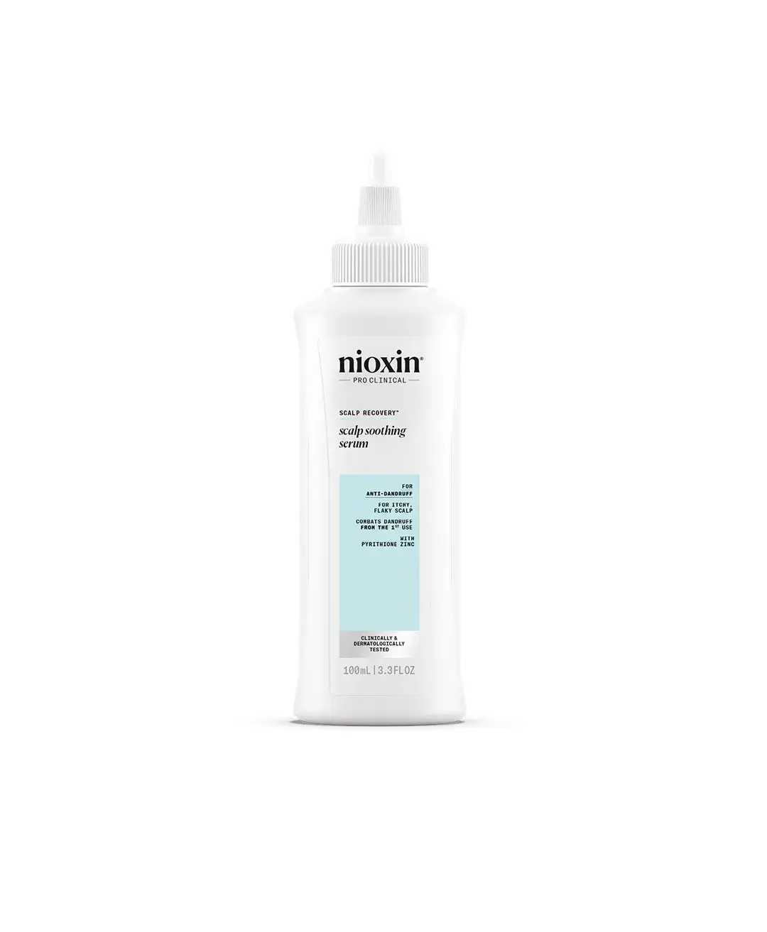 Nioxin Scalp Soothing Serum bottle against white background