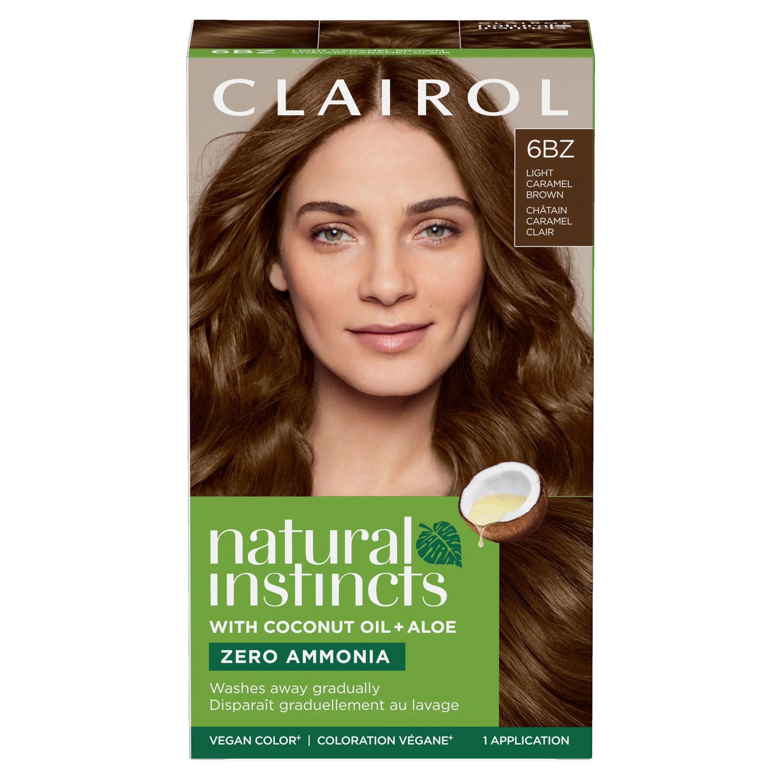Natural Instincts Vegan Hair Dye, 6BZ Light Caramel Brown | Clairol US