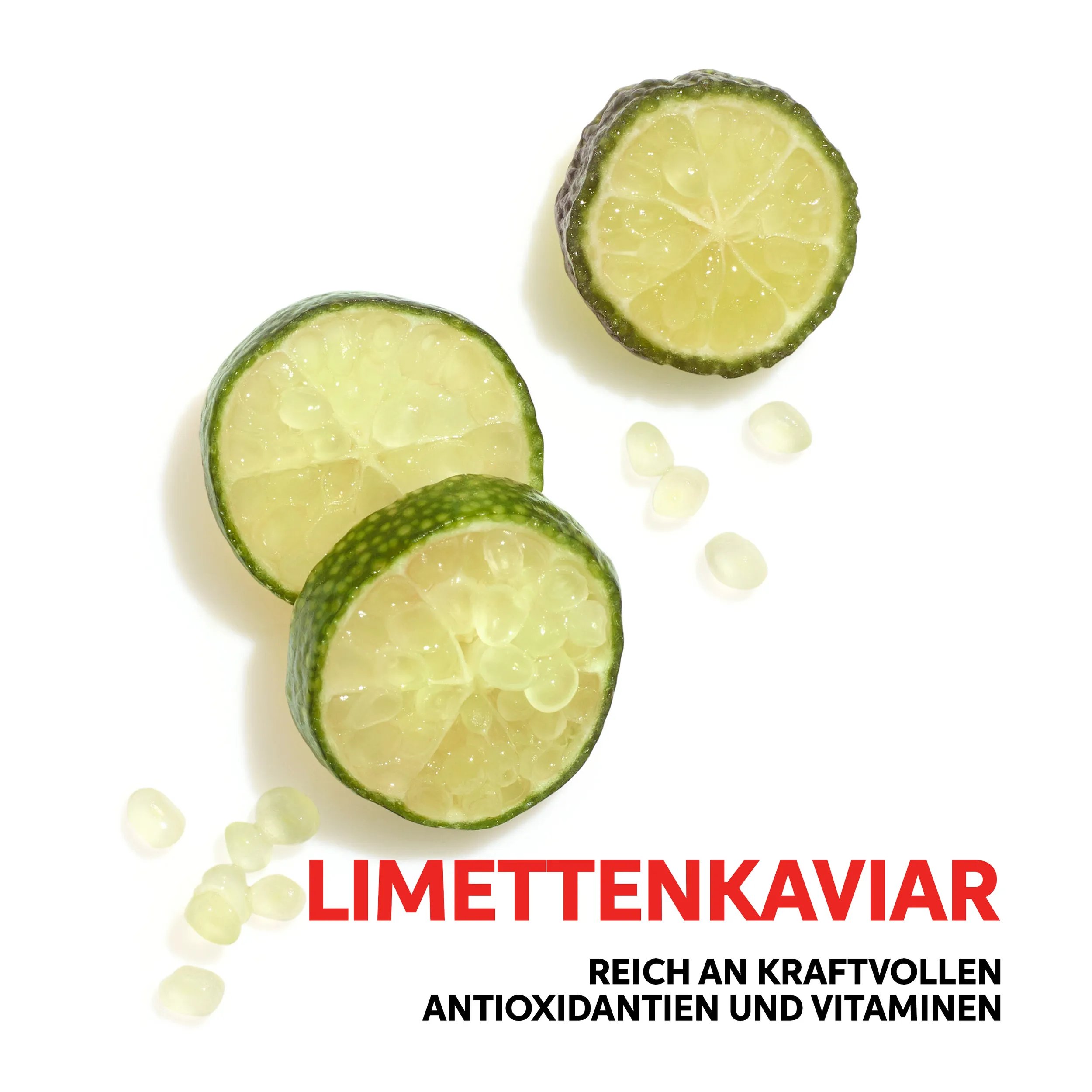 Text saying 'fragrance key notes: jasmine, honey and bergamot' on a background photograph of a white flower.