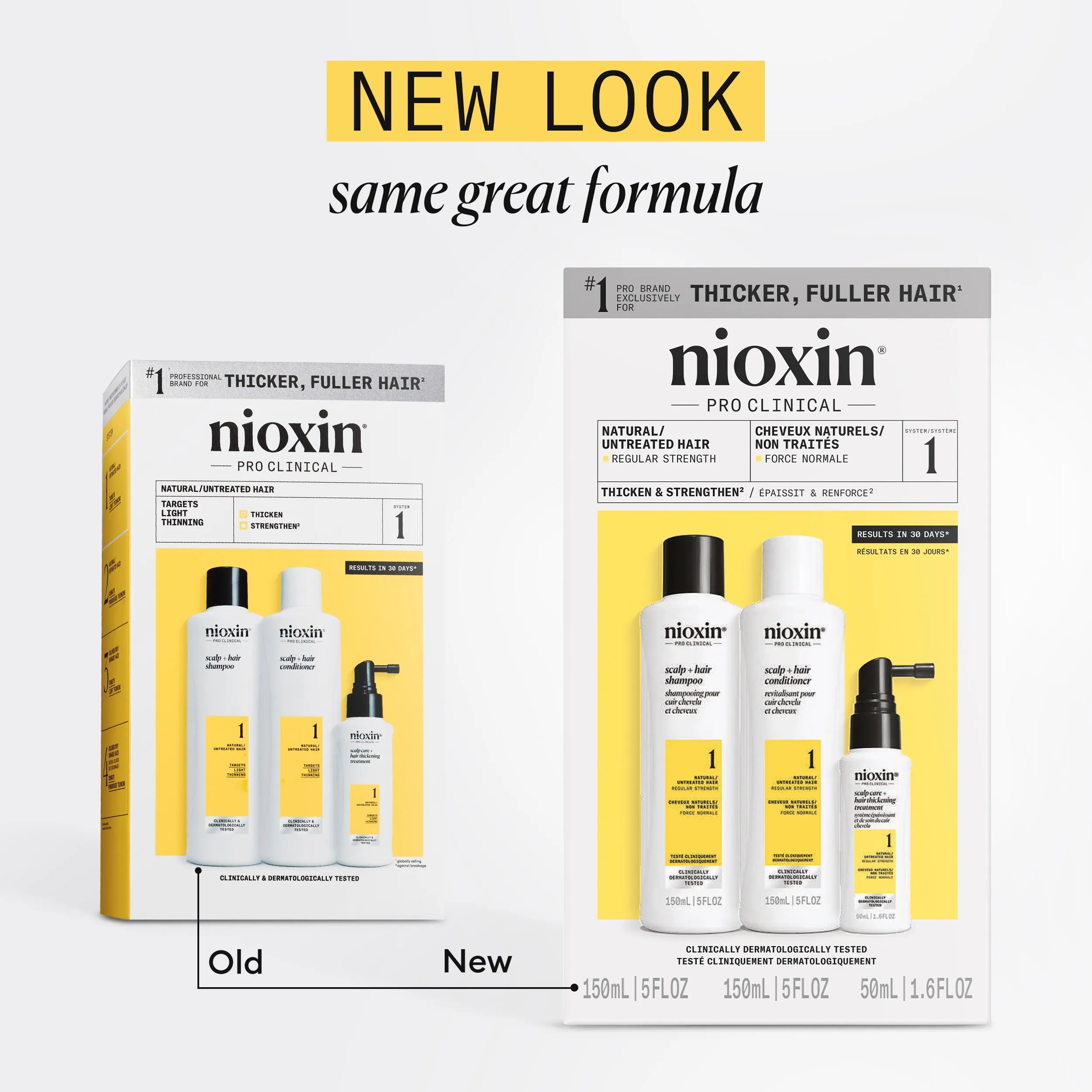 system kit 1 new look, same great formula