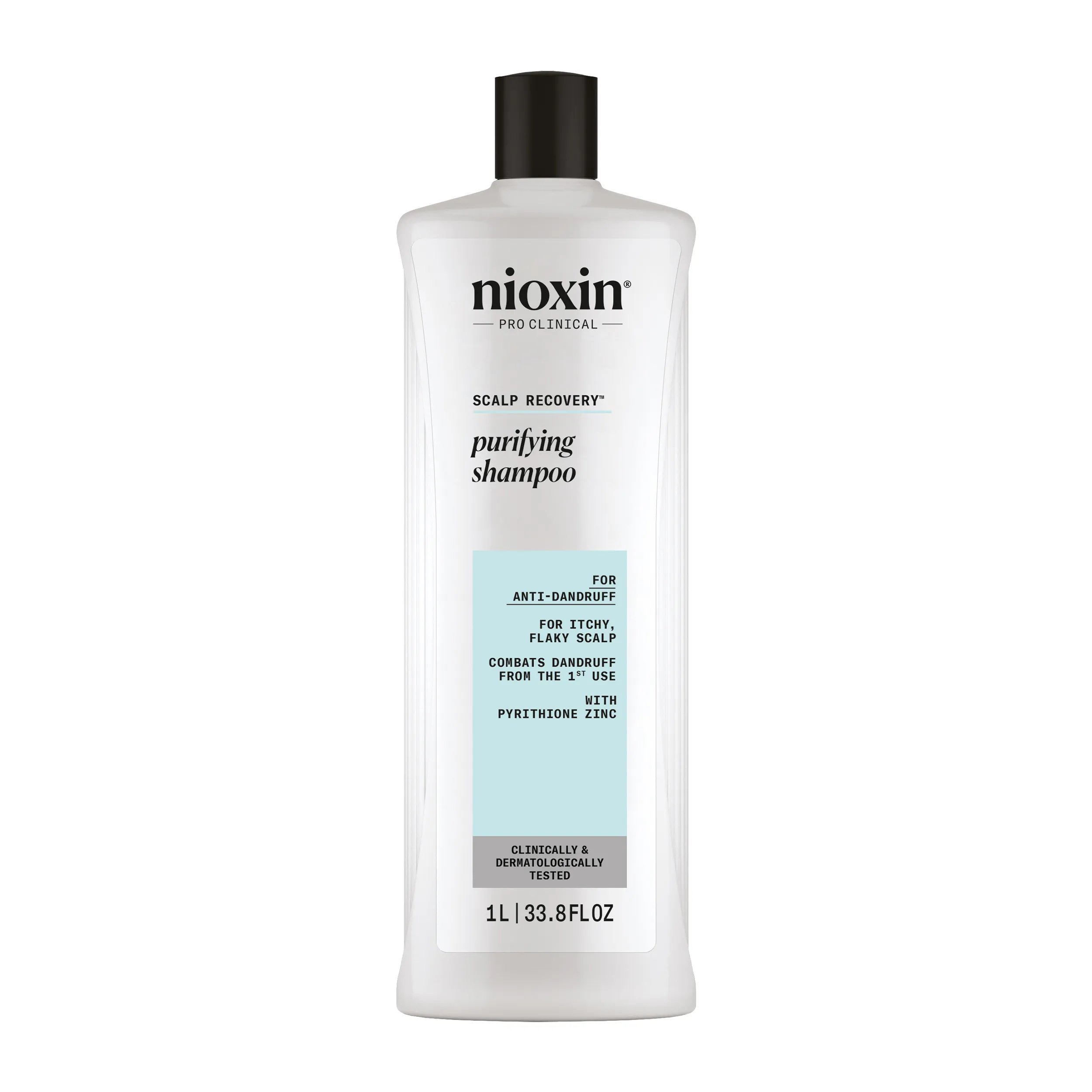 Nioxin Purifying Shampoo against white background