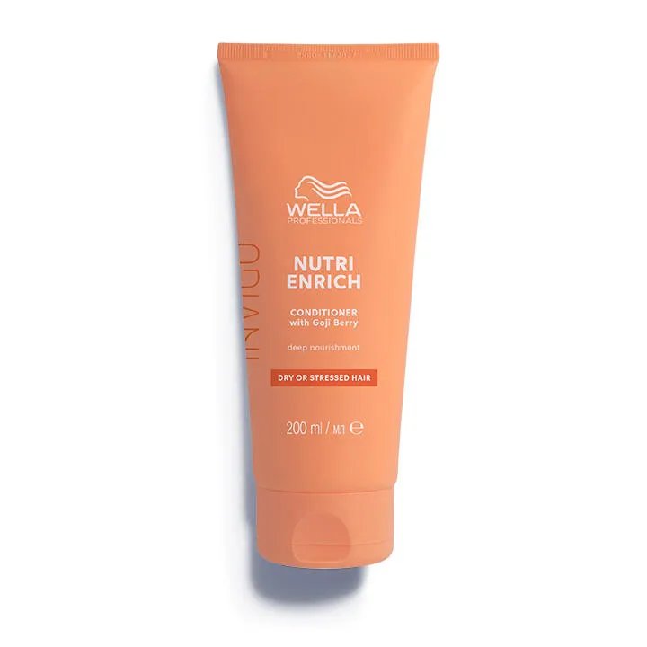 Image of an orange tube of Wella Professionals Invigo Nutri-Enrich Deep Nourishing Conditioner.