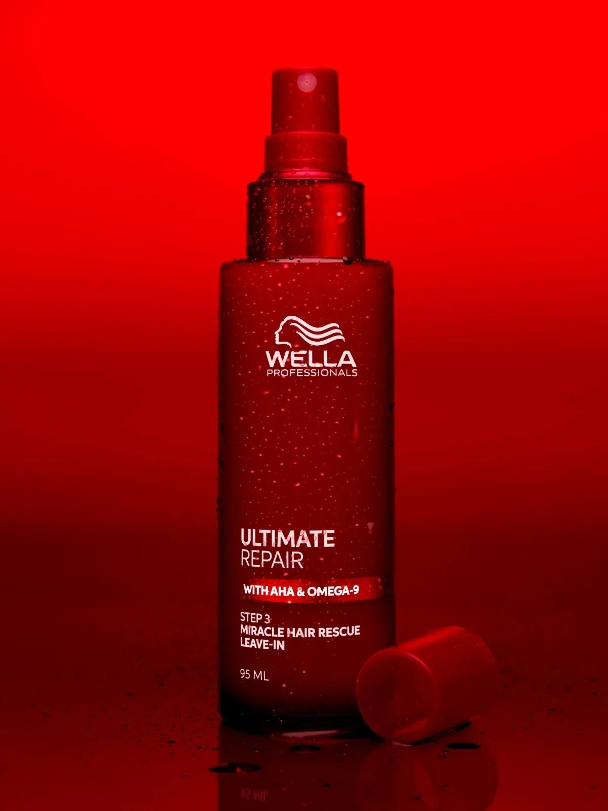 ULTIMATE REPAIR Miracle Hair Rescue on a red background.