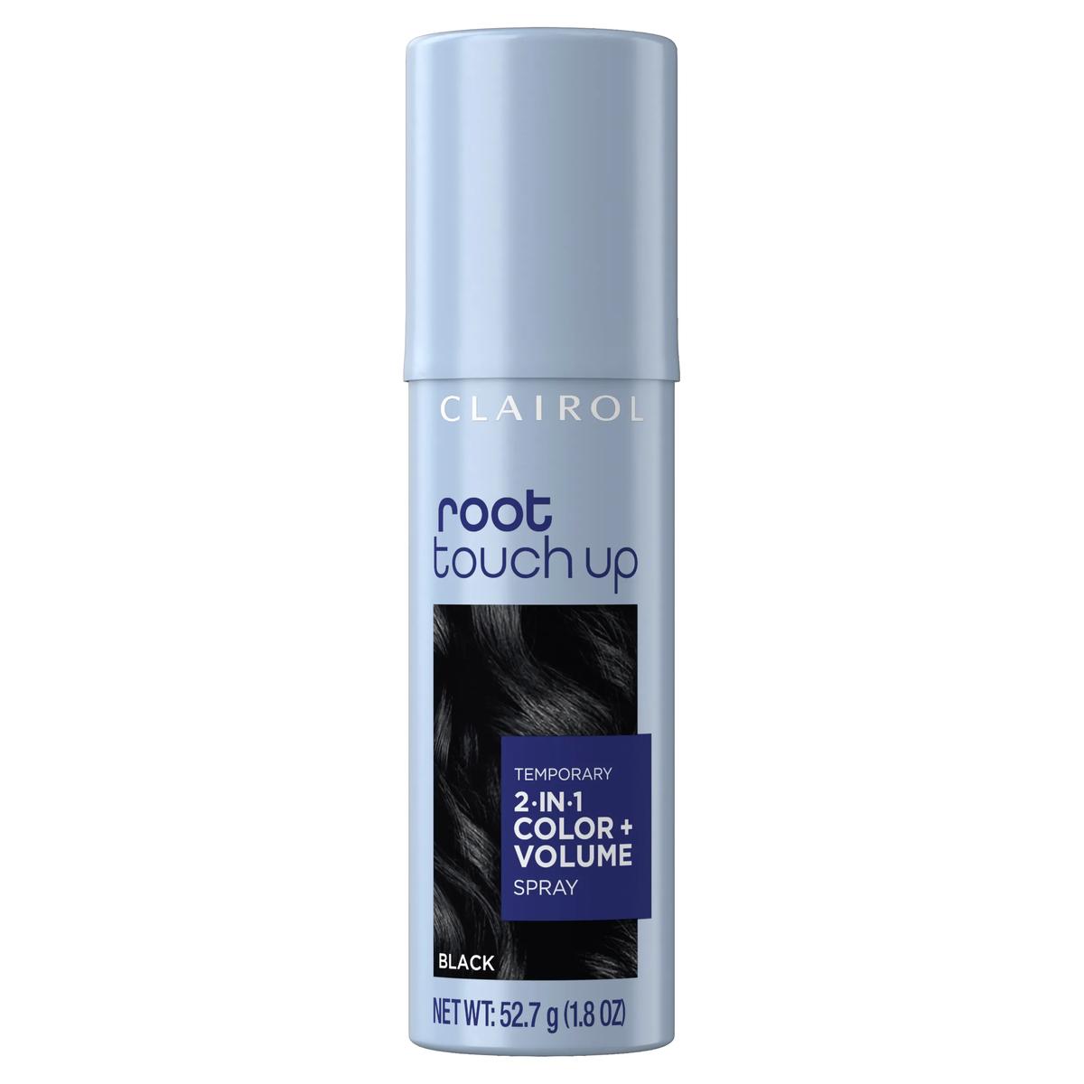 Root Touch-Up Temporary Color + Volume 2in1 Spray, Black | Clairol US