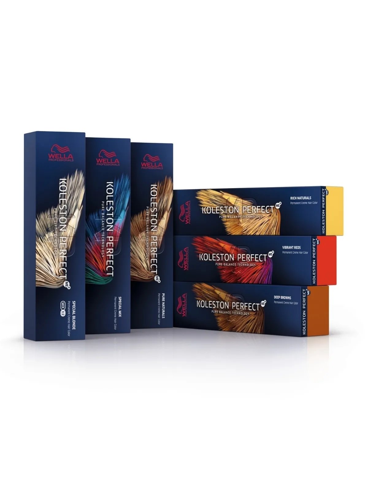 Boxes of Koleston Perfect hair color.