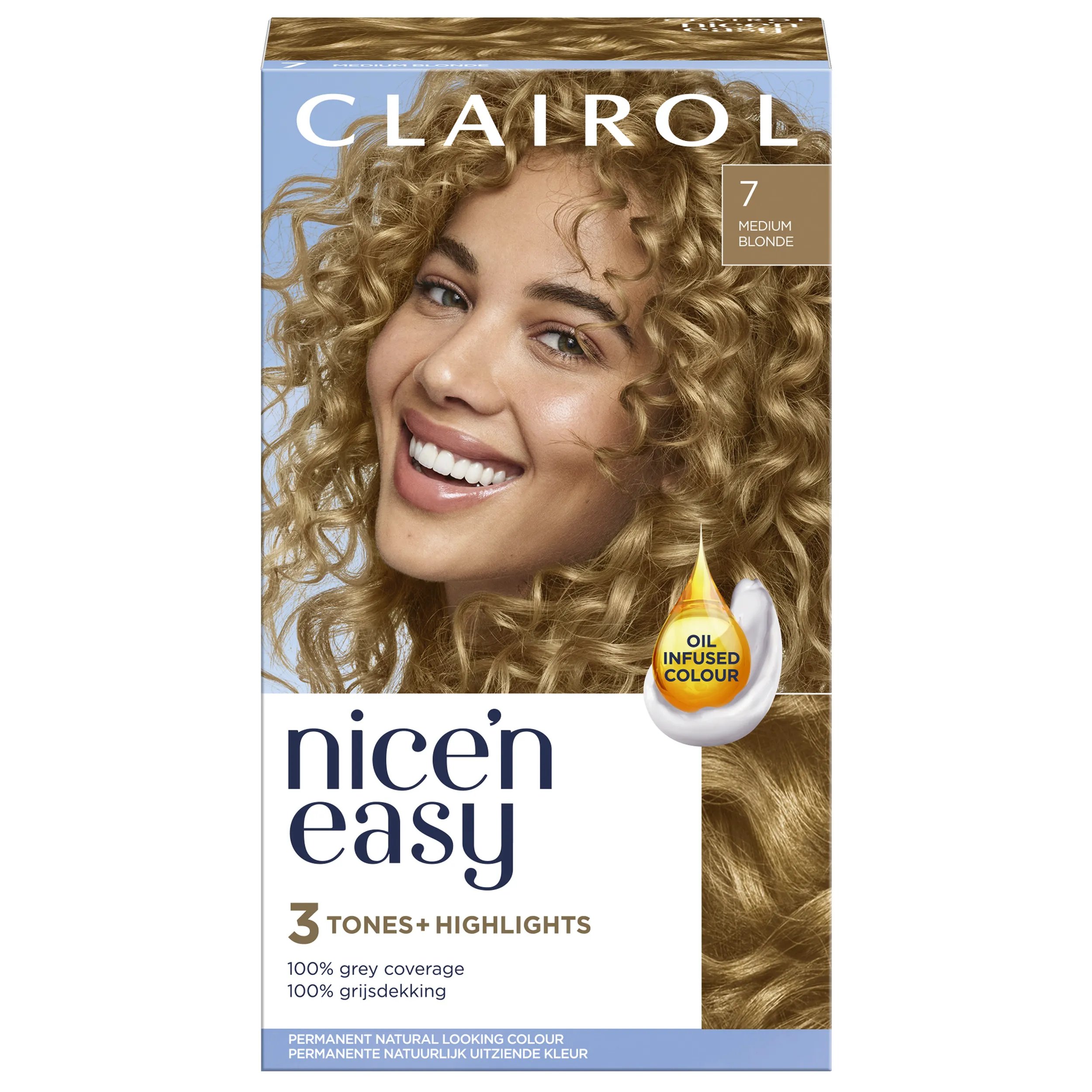 Clairol Nice'n Easy kestoväri, 7 Dark Blonde