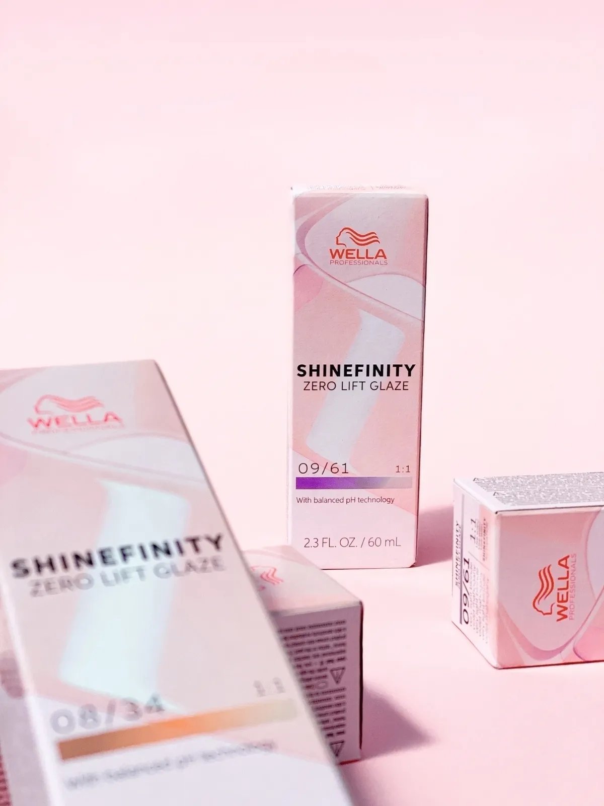 Boxes of SHINEFINITY Color Glaze.