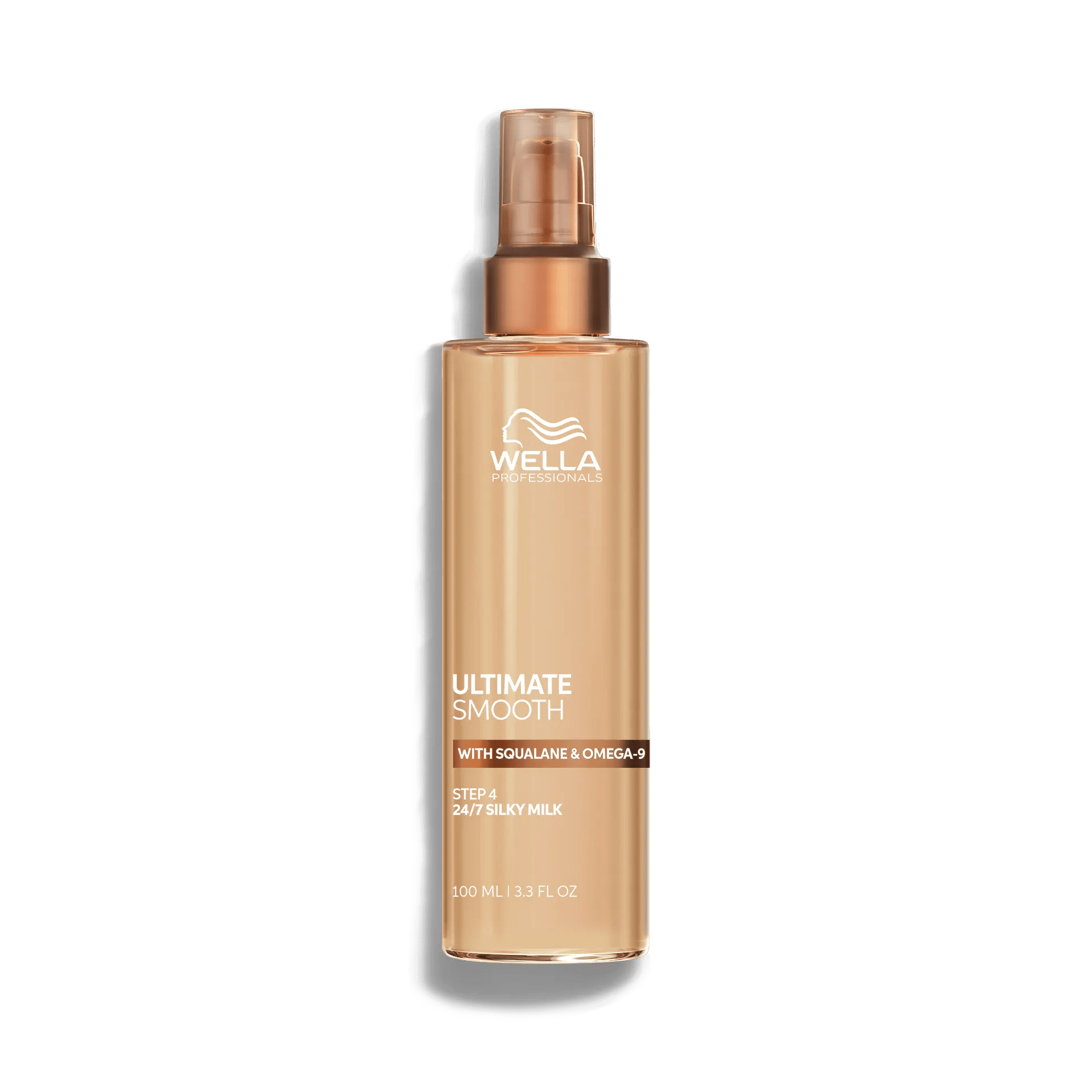 Bote de Wella Professionals ULTIMATE SMOOTH 24/7 Silky Milk.
