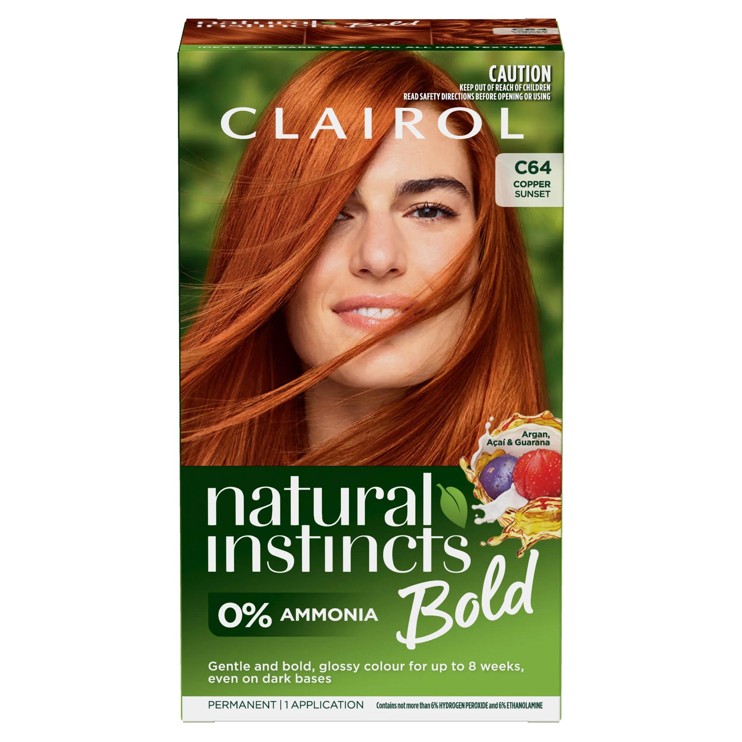 Clairol Natural Instincts Bold Permanent Hair Dye, BL28 Blue Black