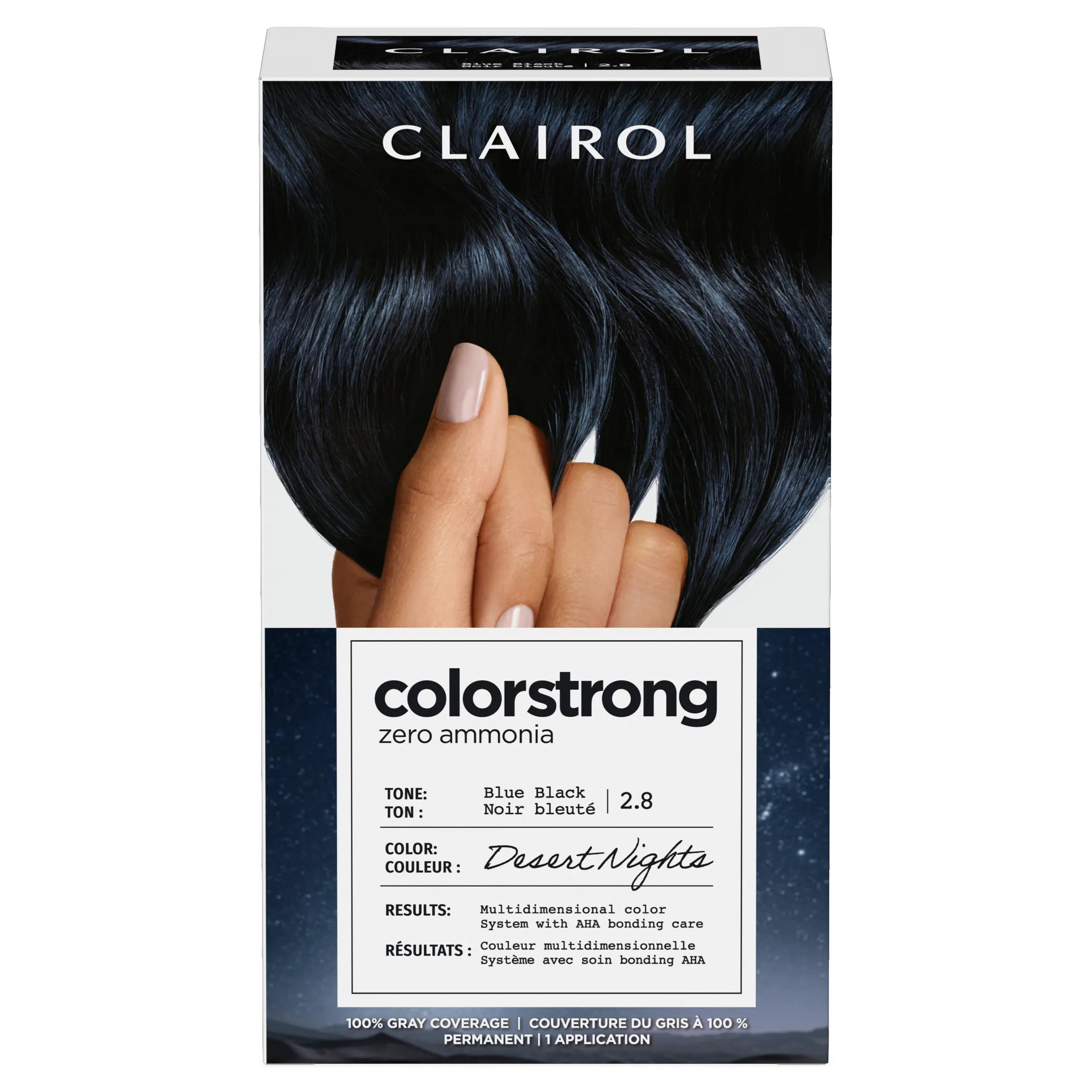 ColorStrong Zero Ammonia Hair Dye, 2.8 Blue Black | Clairol US