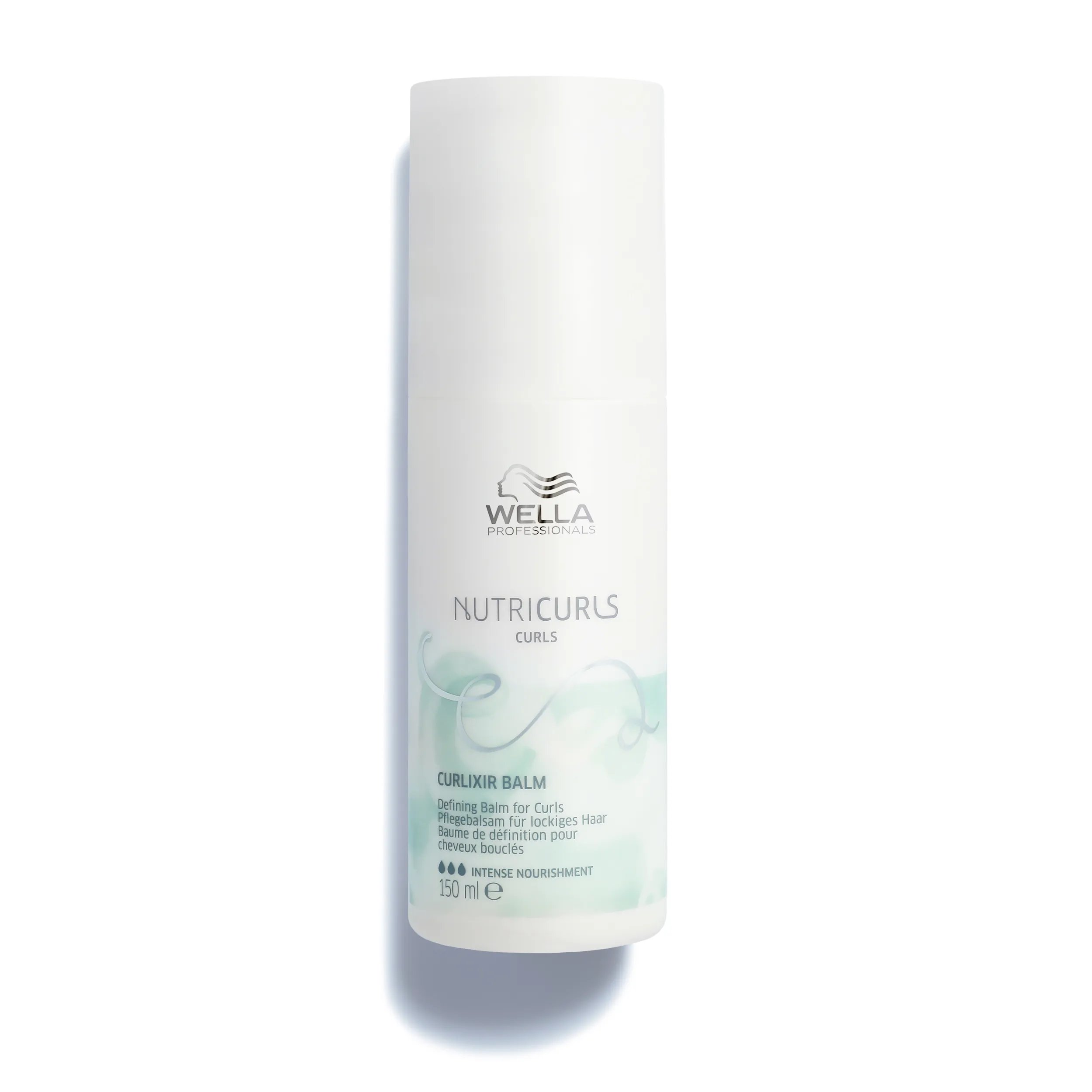 Flacone bianco di Wella Professionals NutriCurls Curlixir Balm.