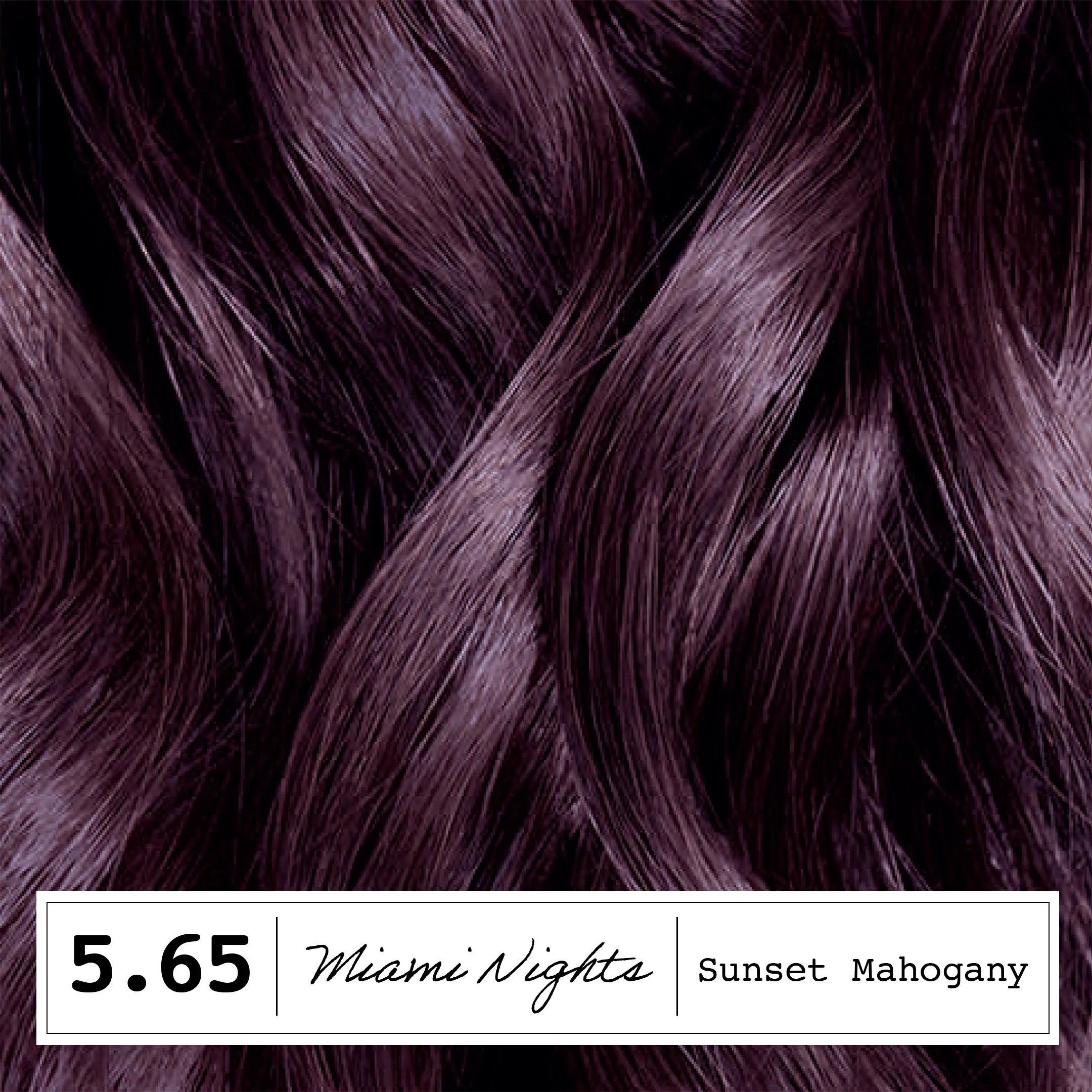 ColourStrong 5.65 Sunset Mahogany - Miami Nights Swatch