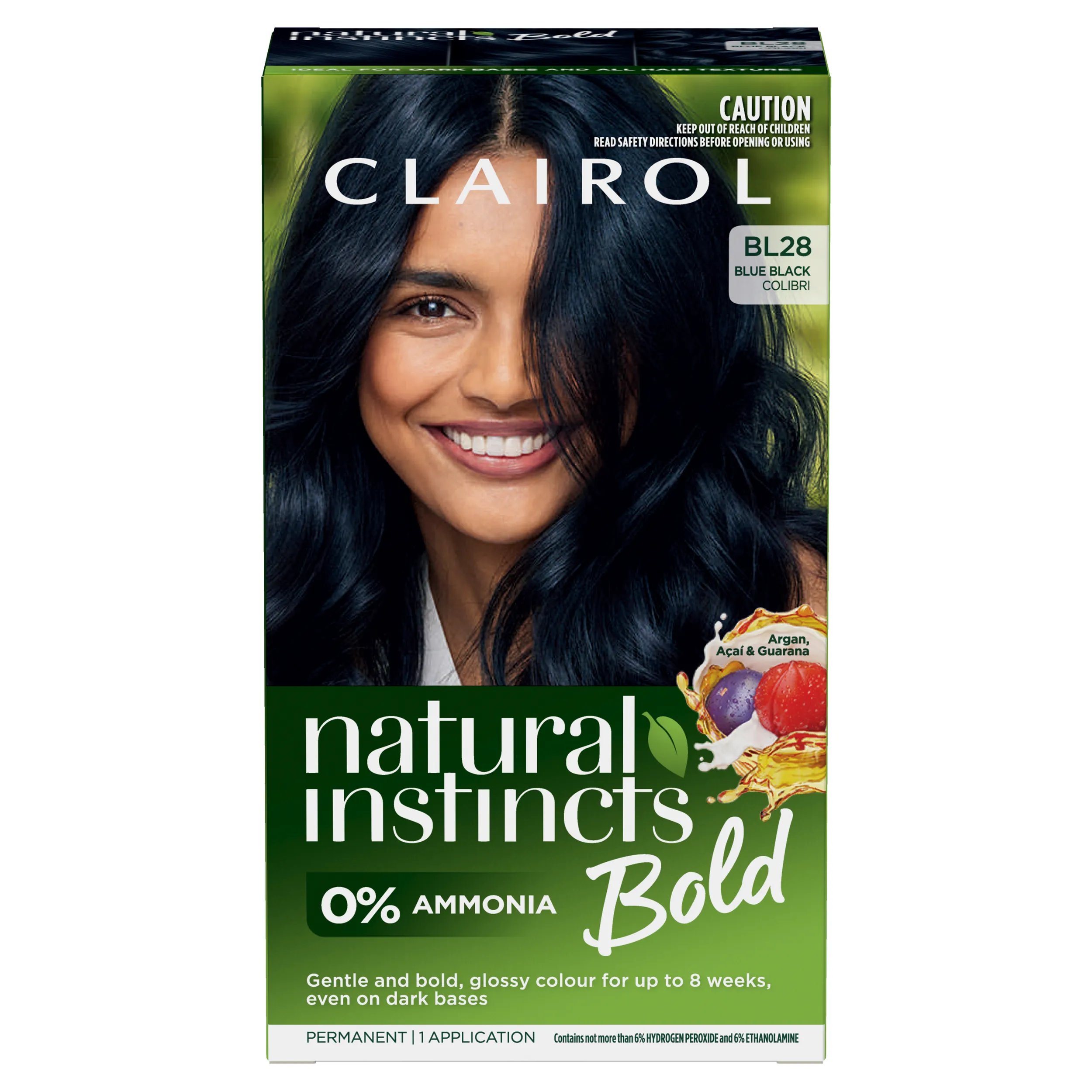 Natural Instincts Bold BL28 Blue Black Colibri Packshot