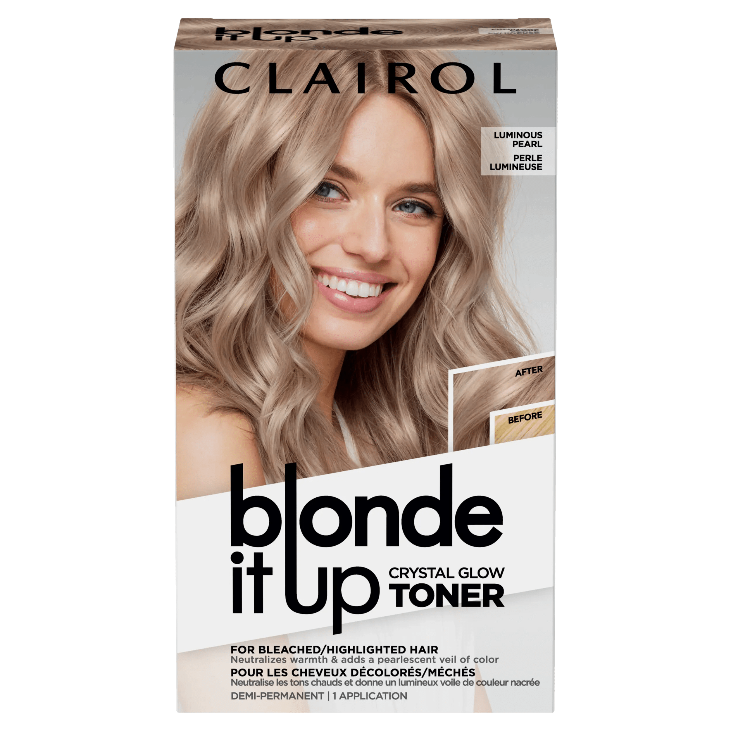 Clairol Blonde It Up Crystal Glow Toners Demi-Permanent Hair Dye