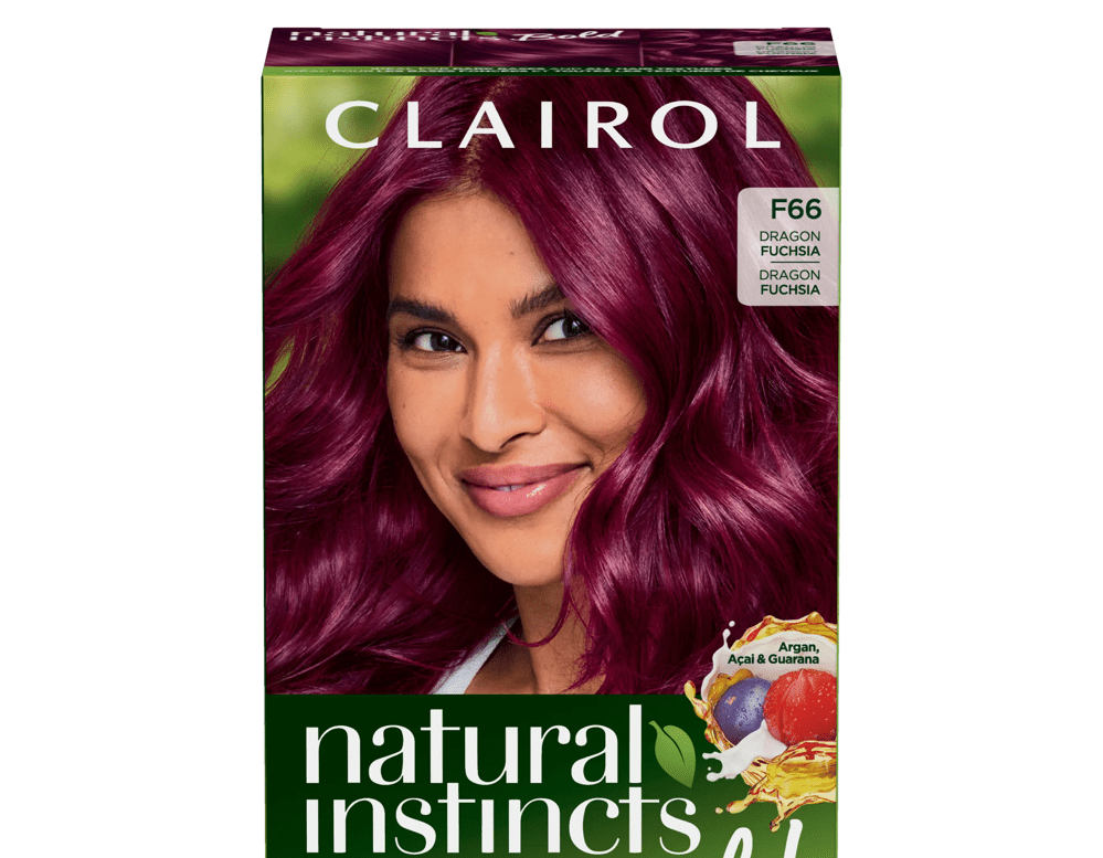 Natural Instincts Bold Hair Dye, F66 Dragon Fuchsia | Clairol US