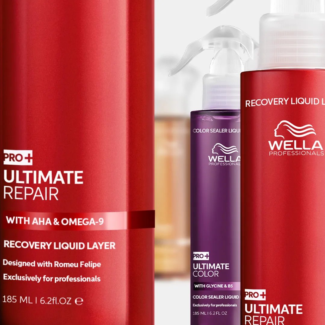 Close-up product image of Layer Up! treatments against white background.