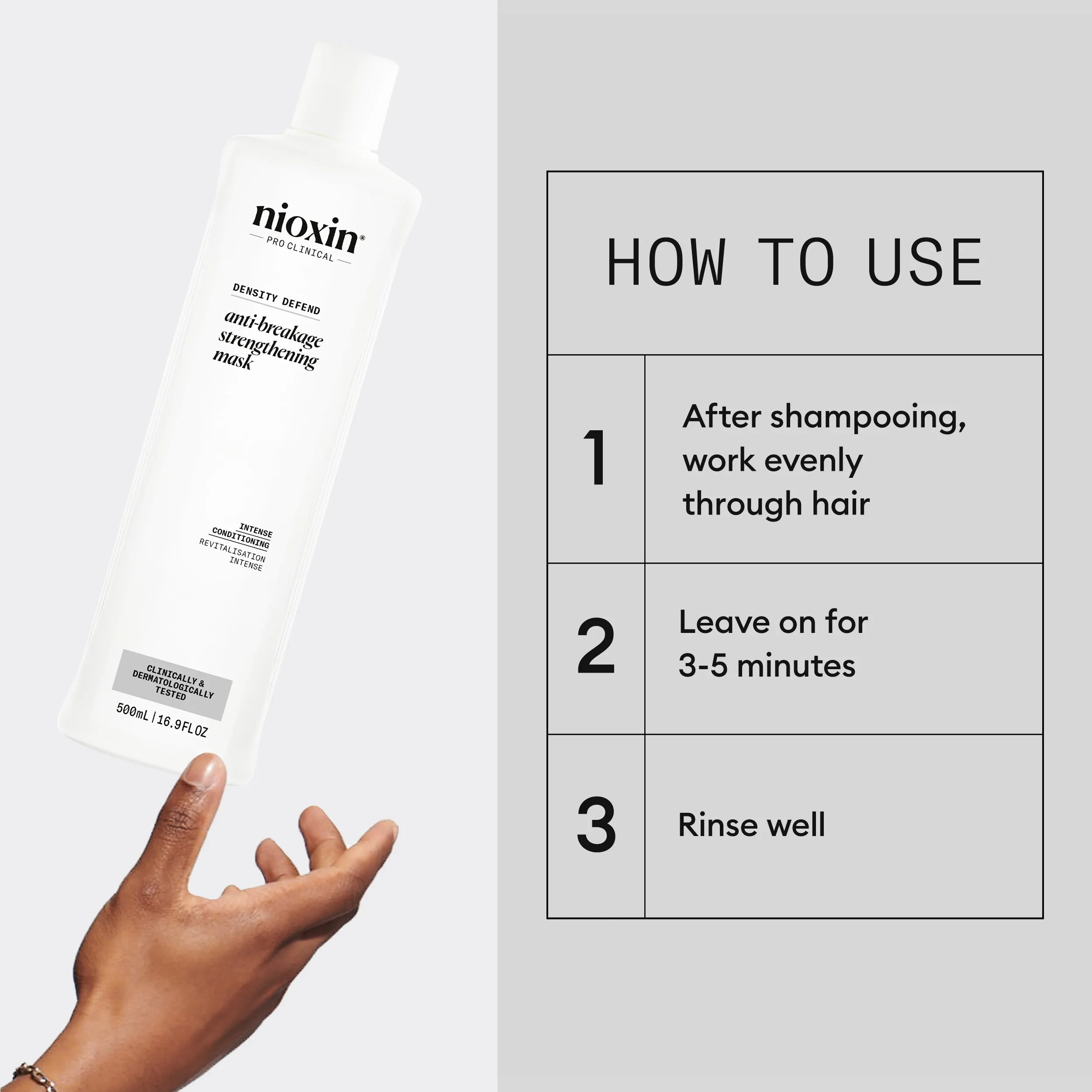 how to use anti breakage strengthening mask 
