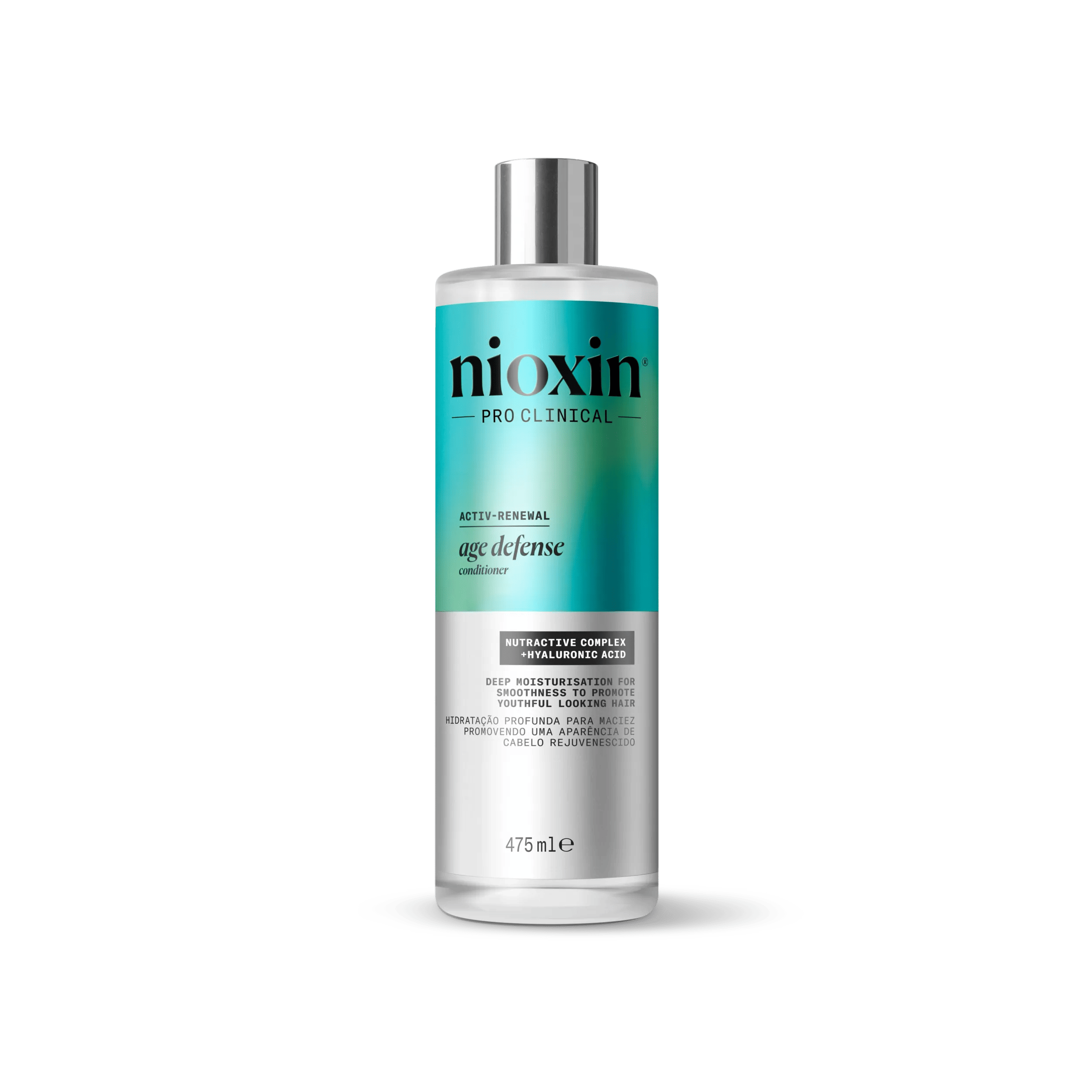 age defense shampoo bottle