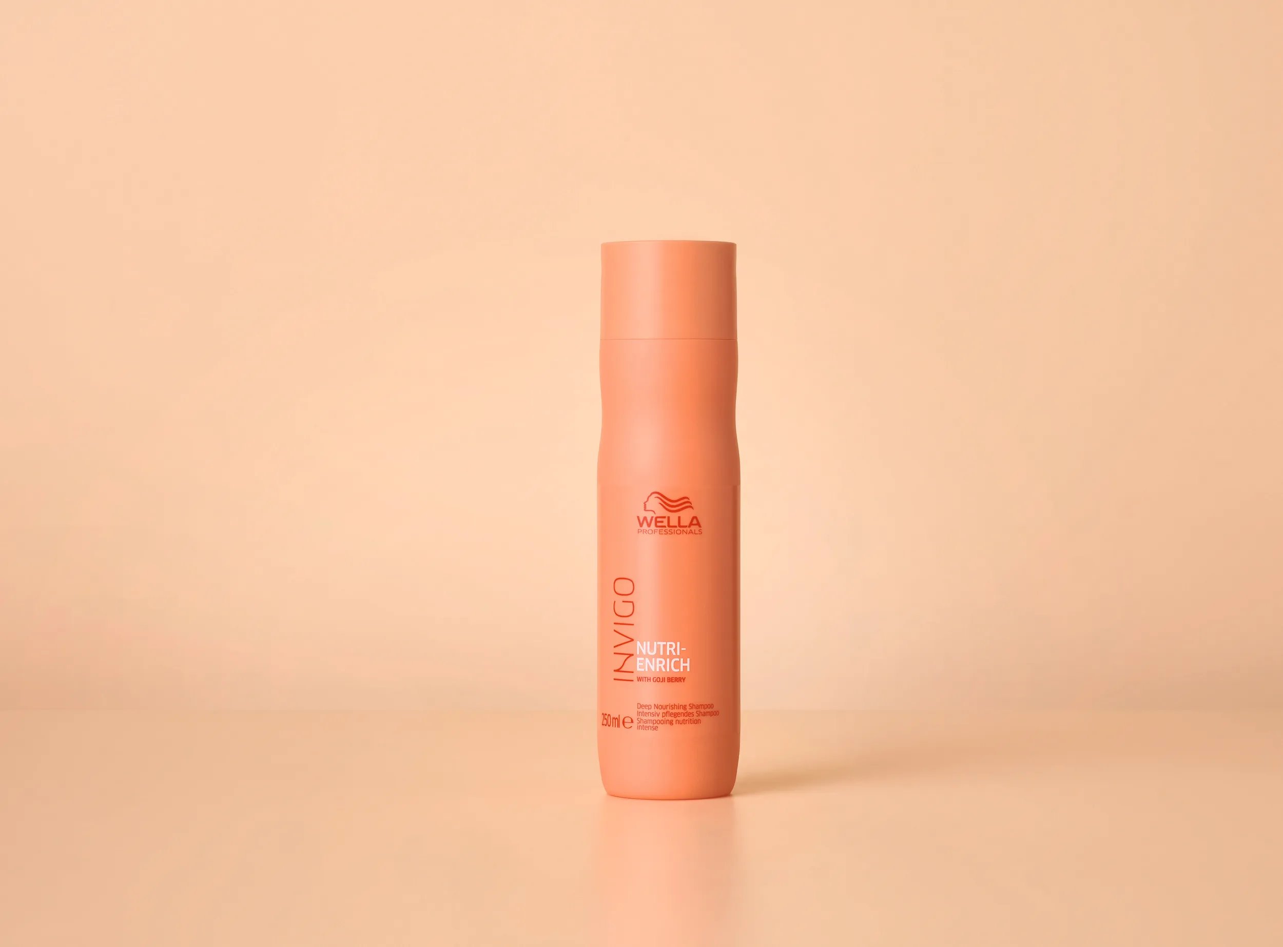 INVIGO Nutri-Enrich Regimen over orange background