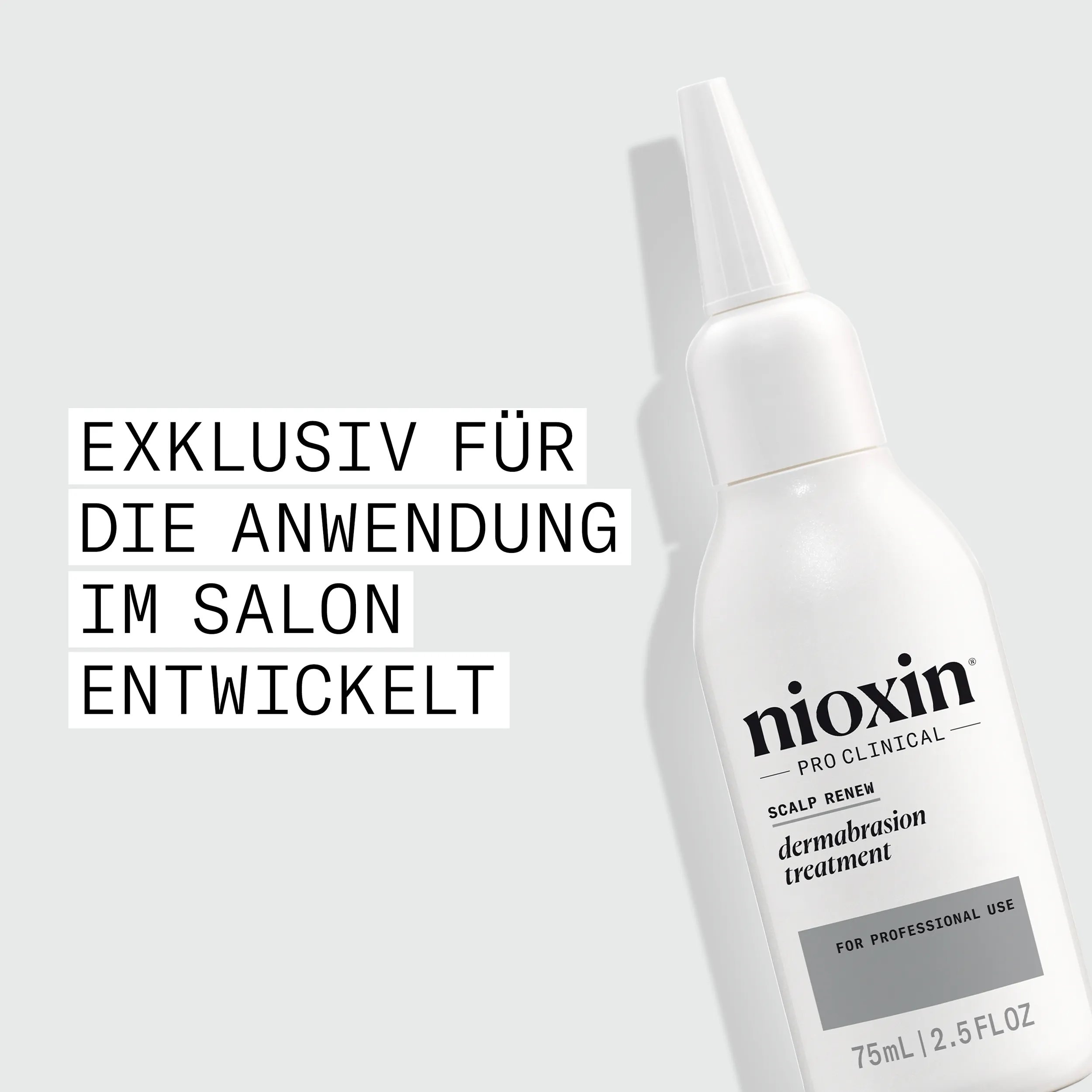 Dermabrasion treatment exklusiv für die anwendung im salon entwickelt